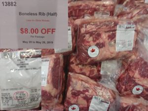Boneless rib steak (half)