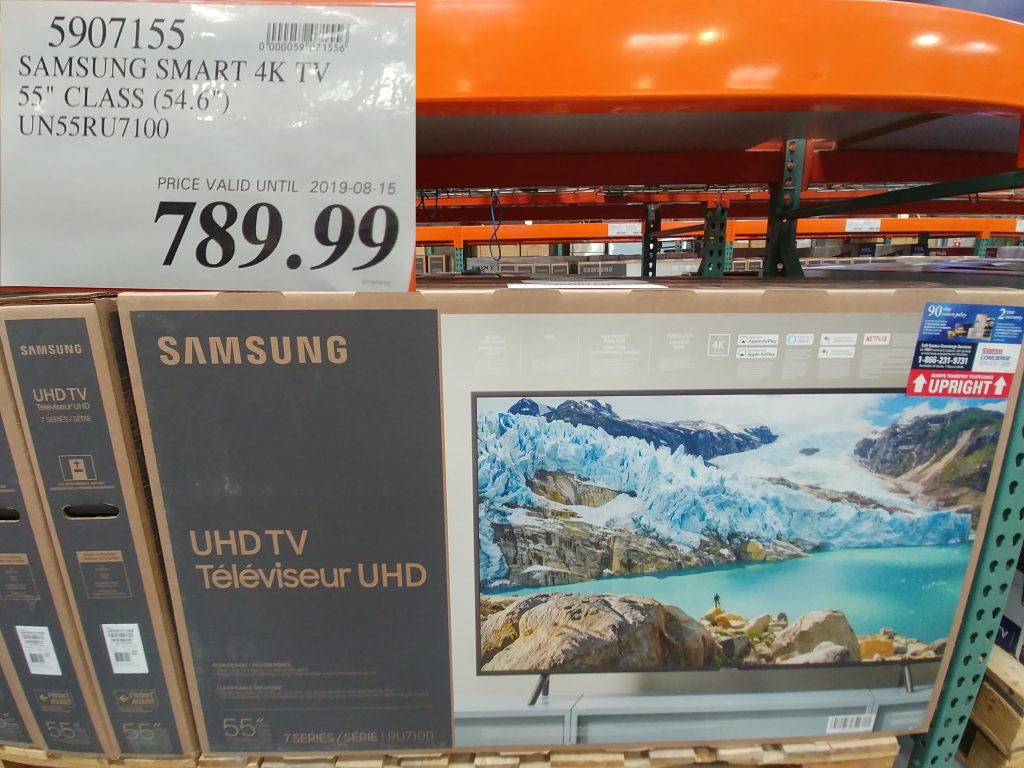 Samsung Smart 4K "55 inch UHD TV UN55RU7100