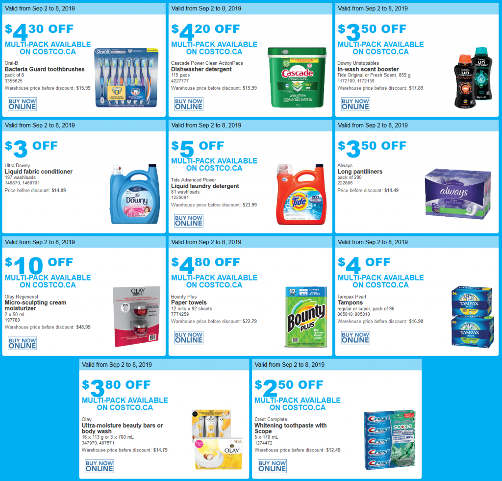 Costco Flyer sales Sept. 3rd - 8th 2019