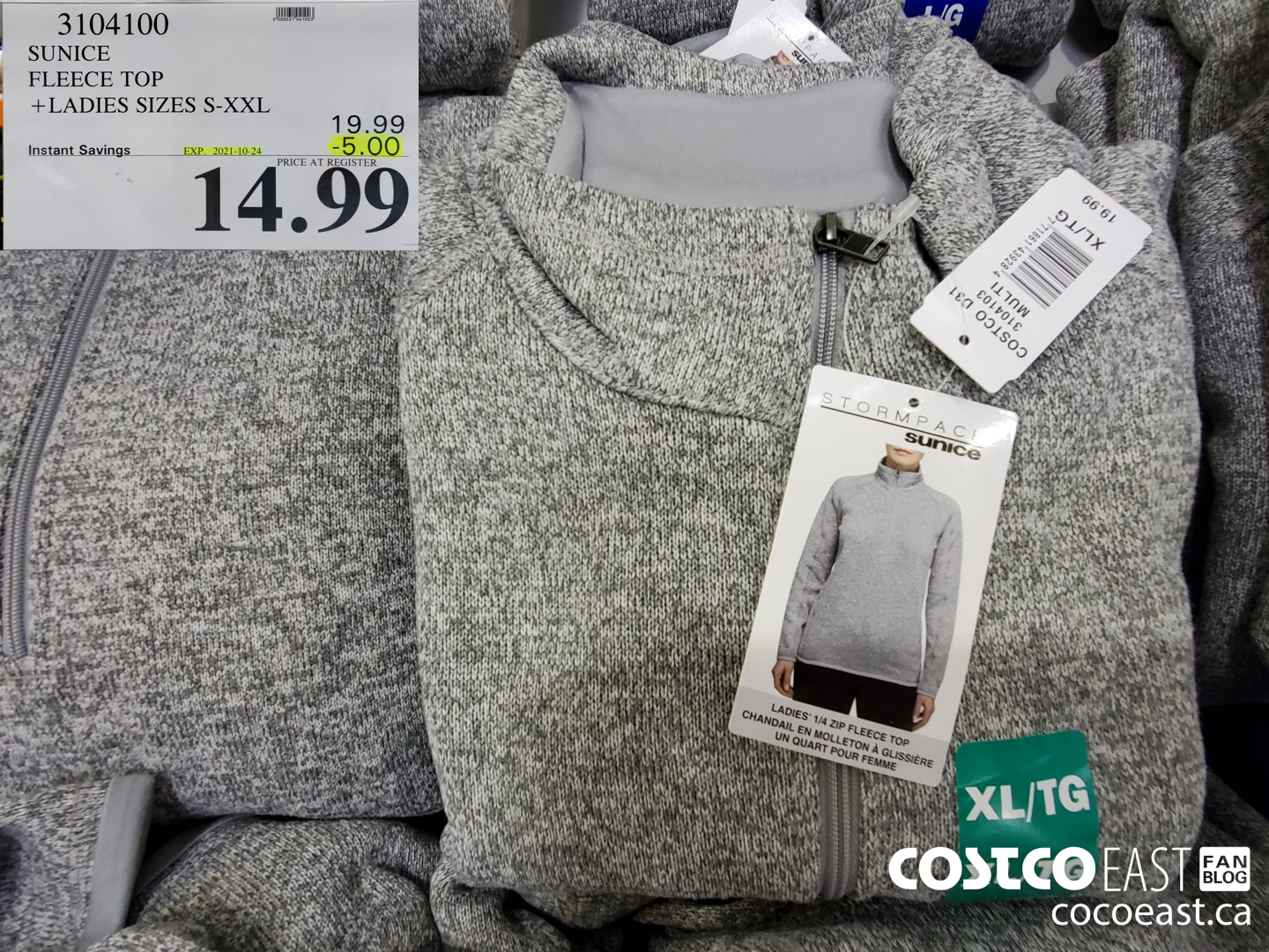 MONDETTA HENLEY TOP + LADIES SIZES S - XXL at Costco 91 St NW Edmonton