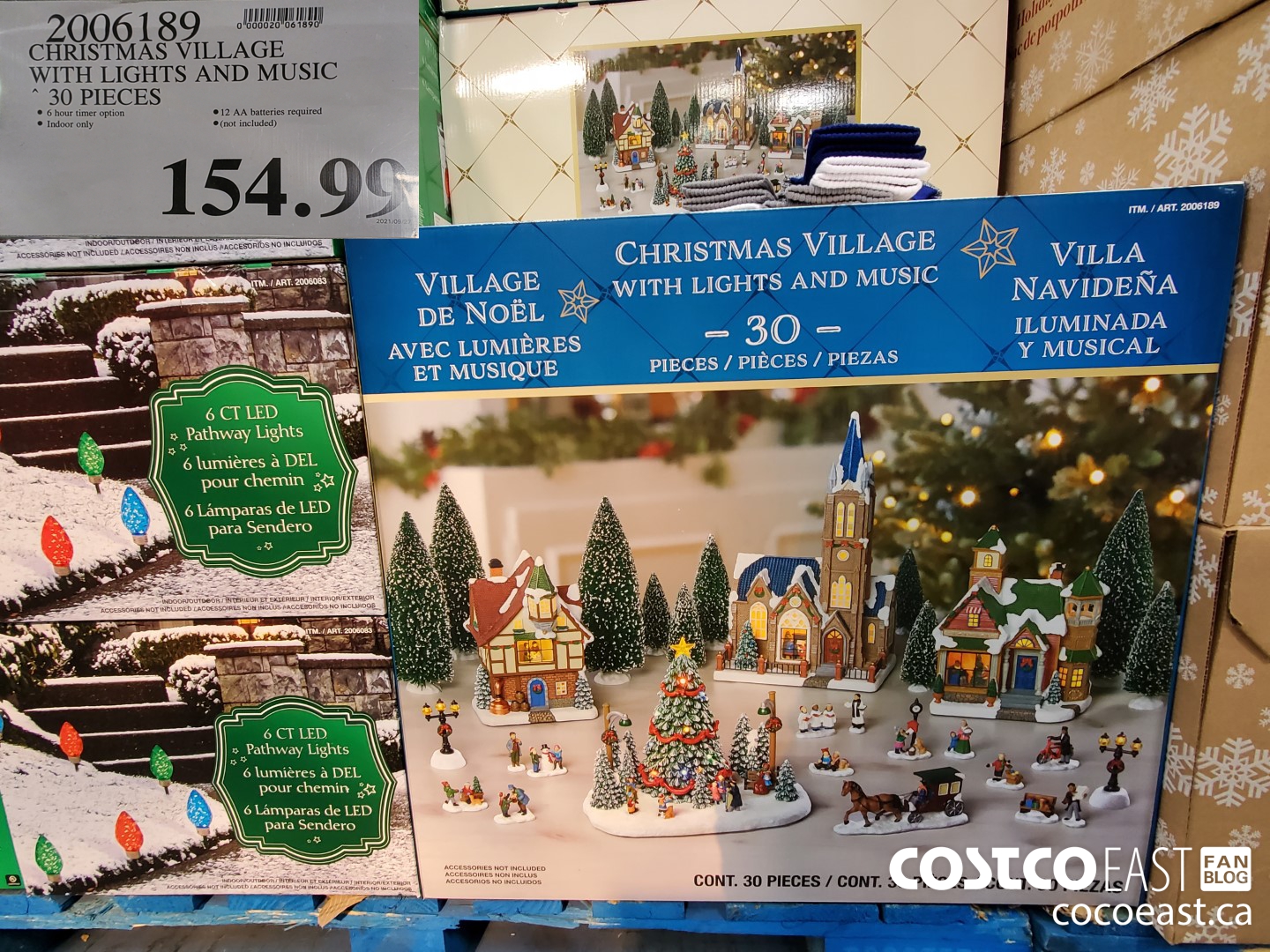 6 ct led pathway on sale lights christmas costco