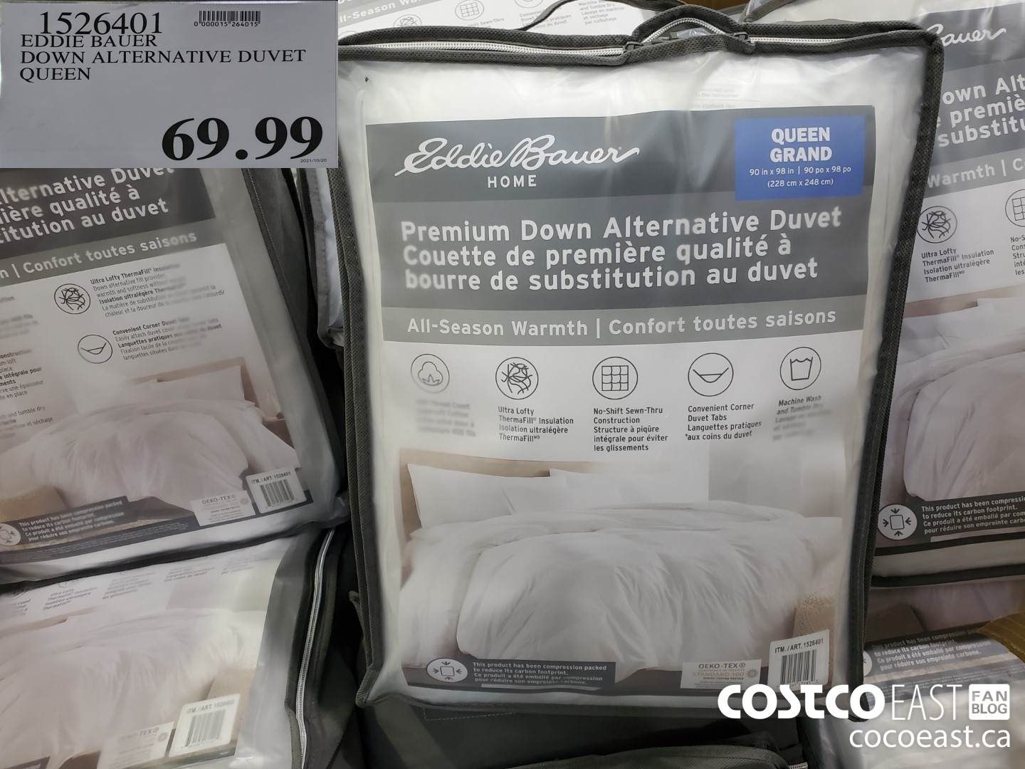 eddie bauer premium down alternative duvet