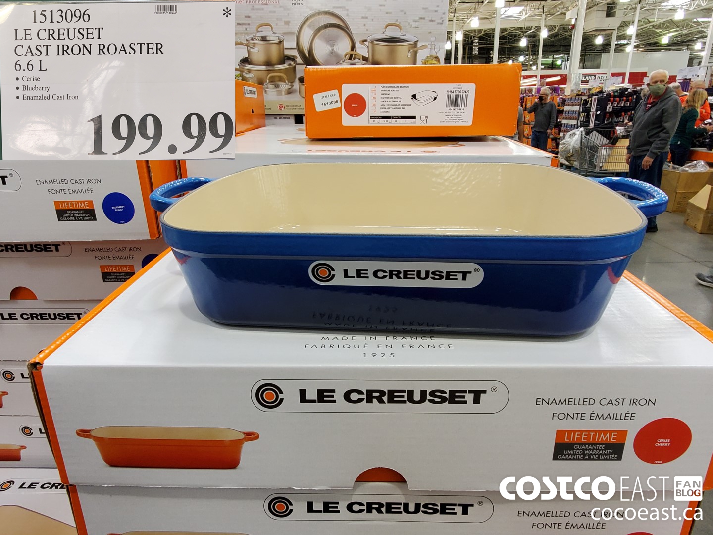 1513096 LE CREUSET CAST IRON ROASTER 6.6 L $199.99