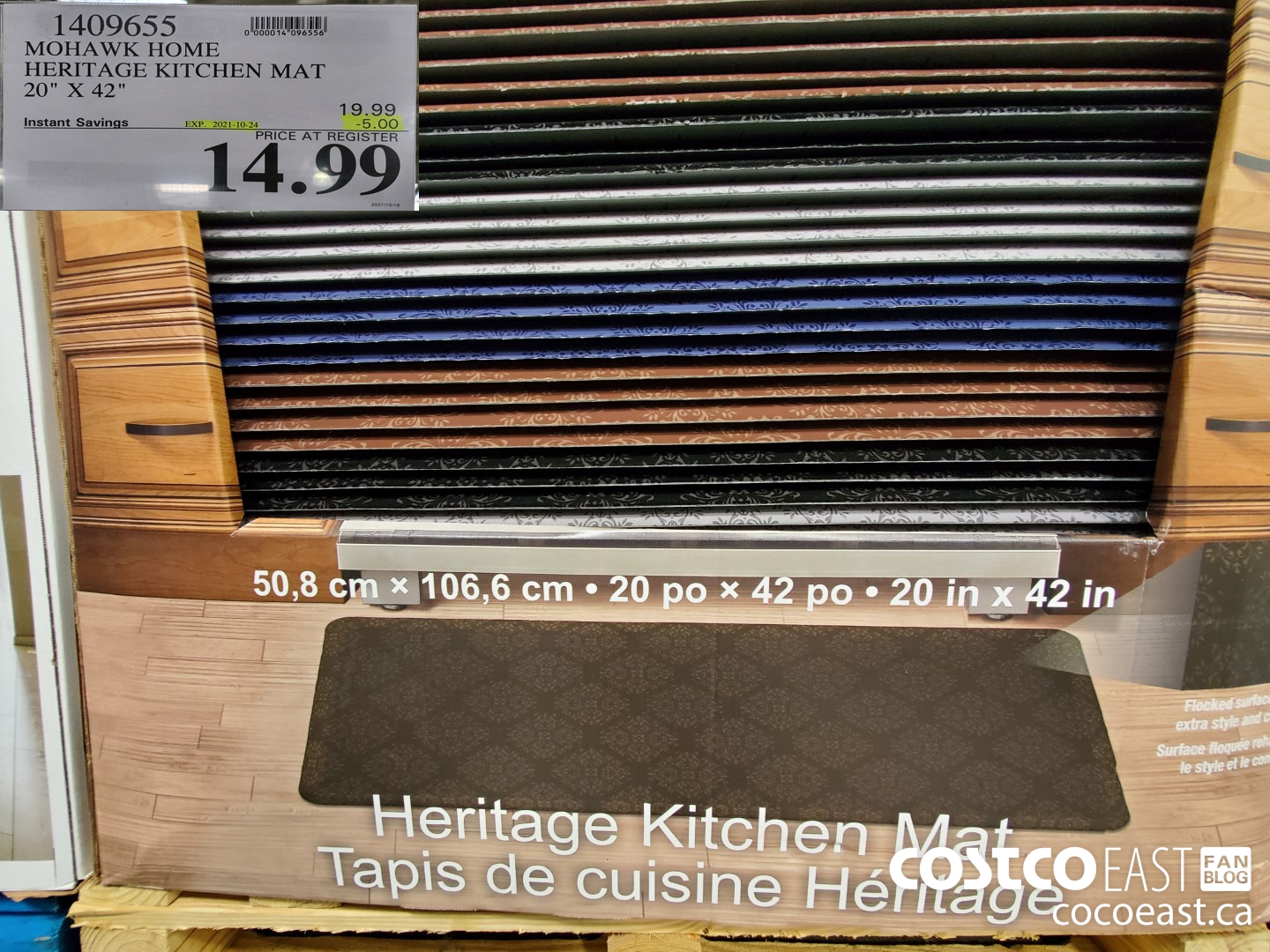1409655 MOHAWK HOME HERITAGE KITCHEN MAT 20