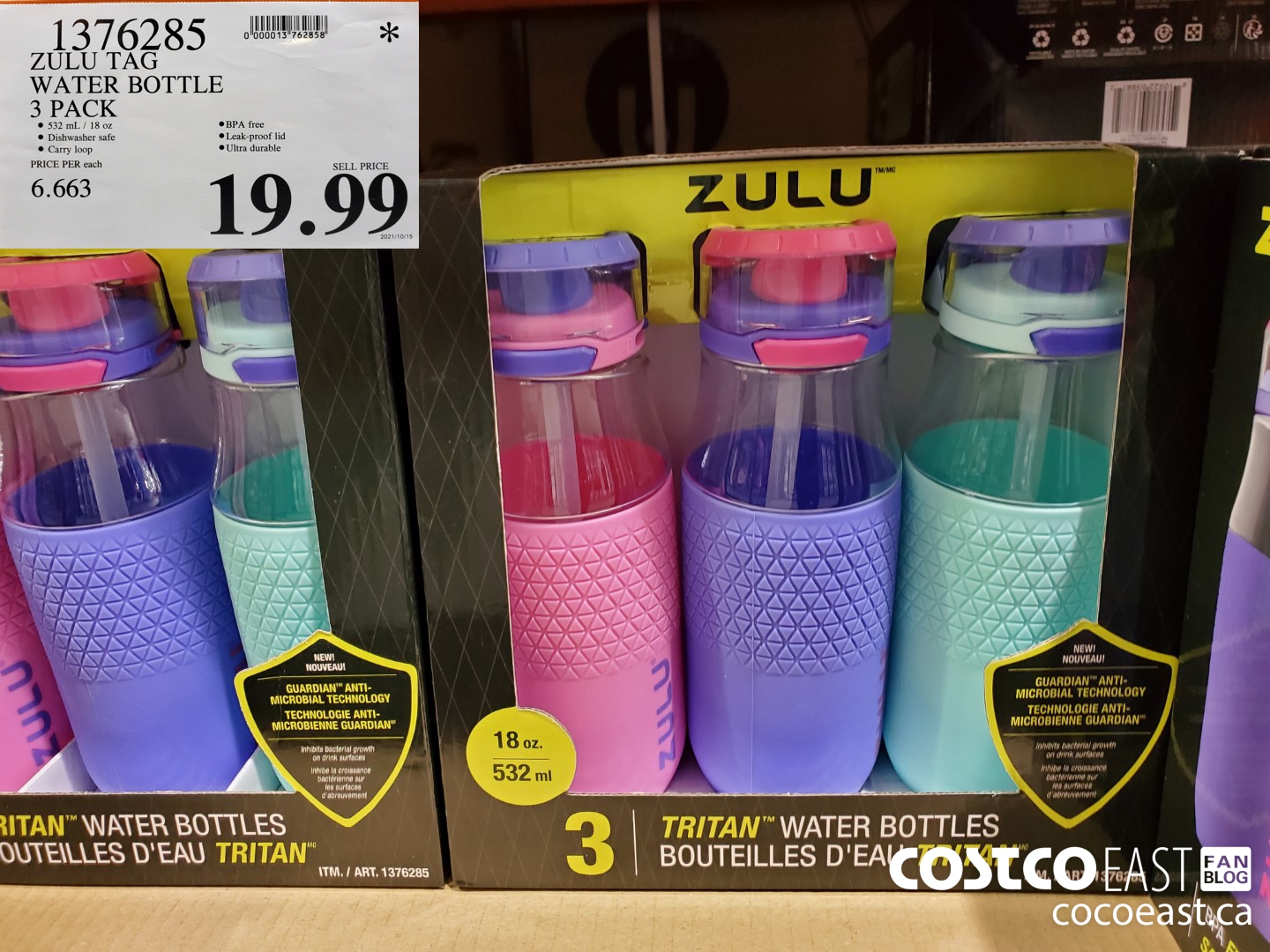 Zulu Tag 18oz Tritan Water Bottle Reviews 2024