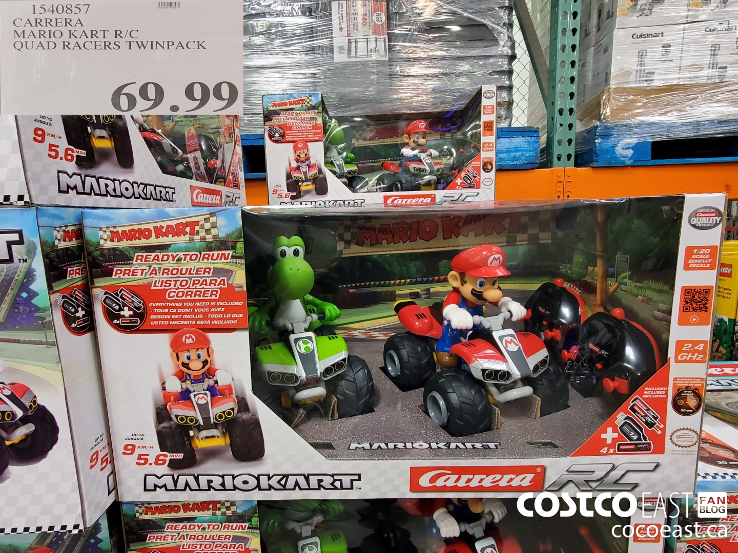 1540857 CARRERA MARIO KART R/C QUAD RACERS TWINPACK $69.99