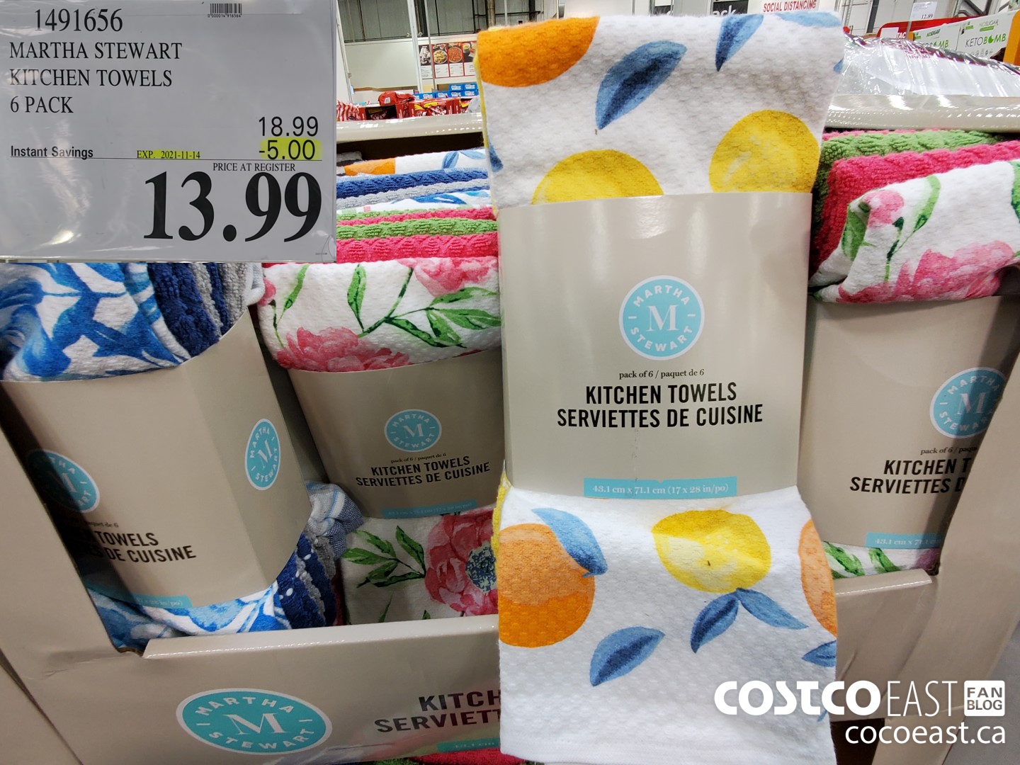 149656 MARTHA STEWART KITCHEN TOWELS 6 PACK 5 00 INSTANT SAVINGS EXPIRES ON  2021 10 31 14 99 - Costco East Fan Blog