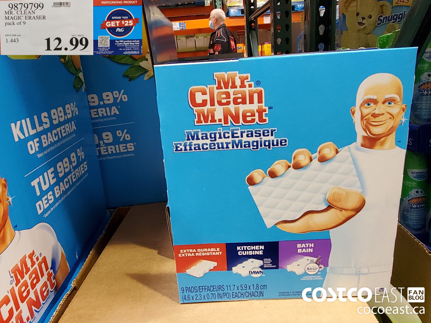 9879799 MR. CLEAN MAGIC ERASER pack of 9 $12.99