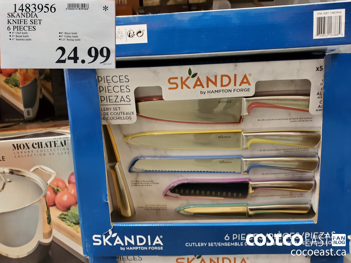 6 Piece Skandia Truls Knife Set for $16.99. Sale ends TODAY!! • Item  1476145 . . . #costco #costcodeals #costcofinds #costcosocal #knife…