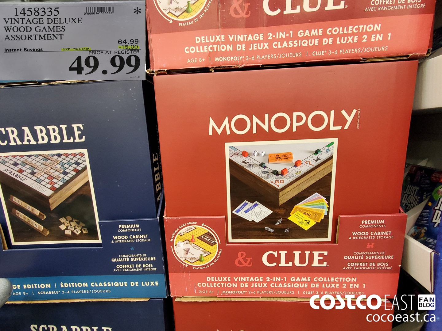 1458335 VINTAGE DELUXE WOOD GAMES ASSORTMENT ($15.00 INSTANT SAVINGS EXPIRES ON 2021-12-05) $49.99