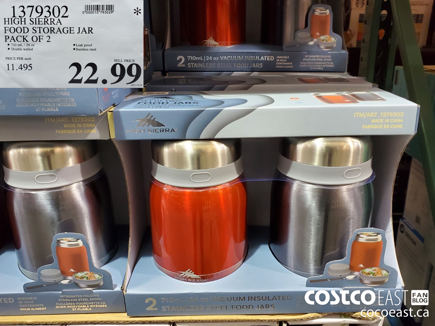 High Sierra Insulated Food Jar - Costco Sale!