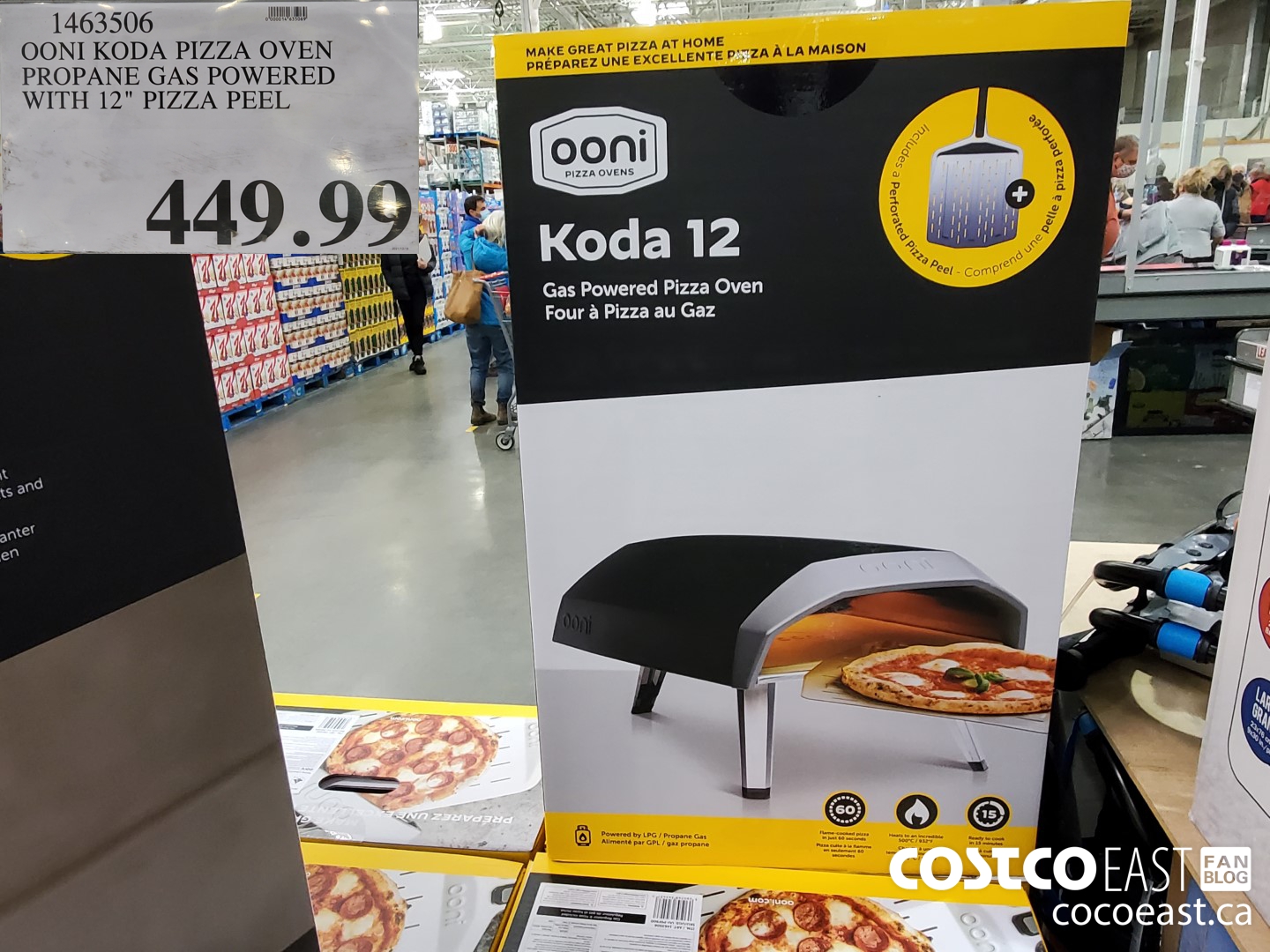 1463506 OONI KODA PIZZA OVEN PROPANE GAS POWERED WITH 12