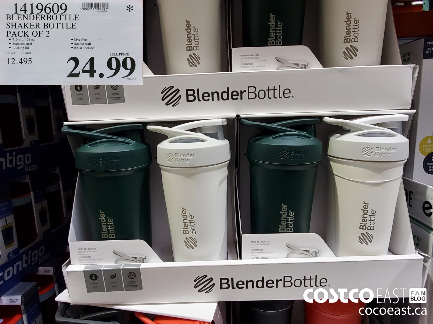 1419609 BLENDERBOTTLE SHAKER BOTTLE PACK OF 2 $24.99
