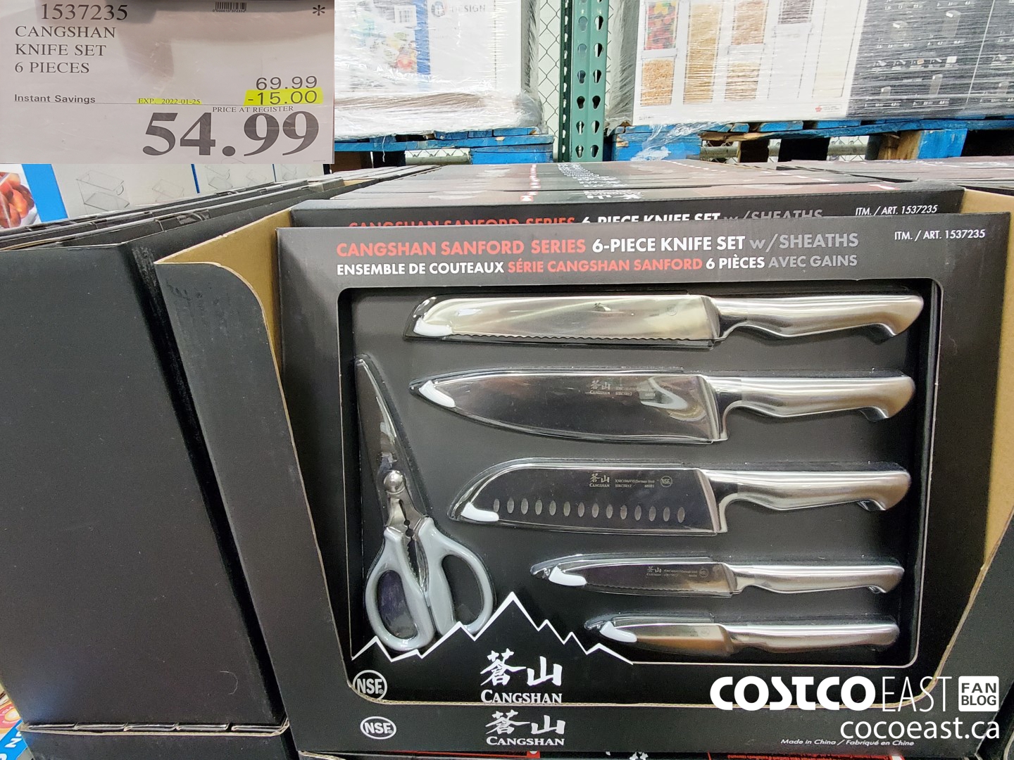 Cangshan 12-piece knife set for $154.99. Any good? : r/Costco