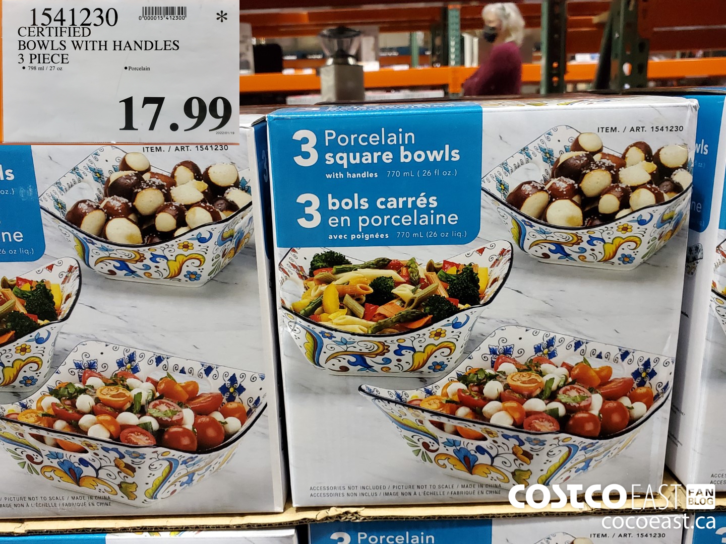 1541230 CERTIFIED BOWLS WITH HANDLES 3 PIECE $17.99