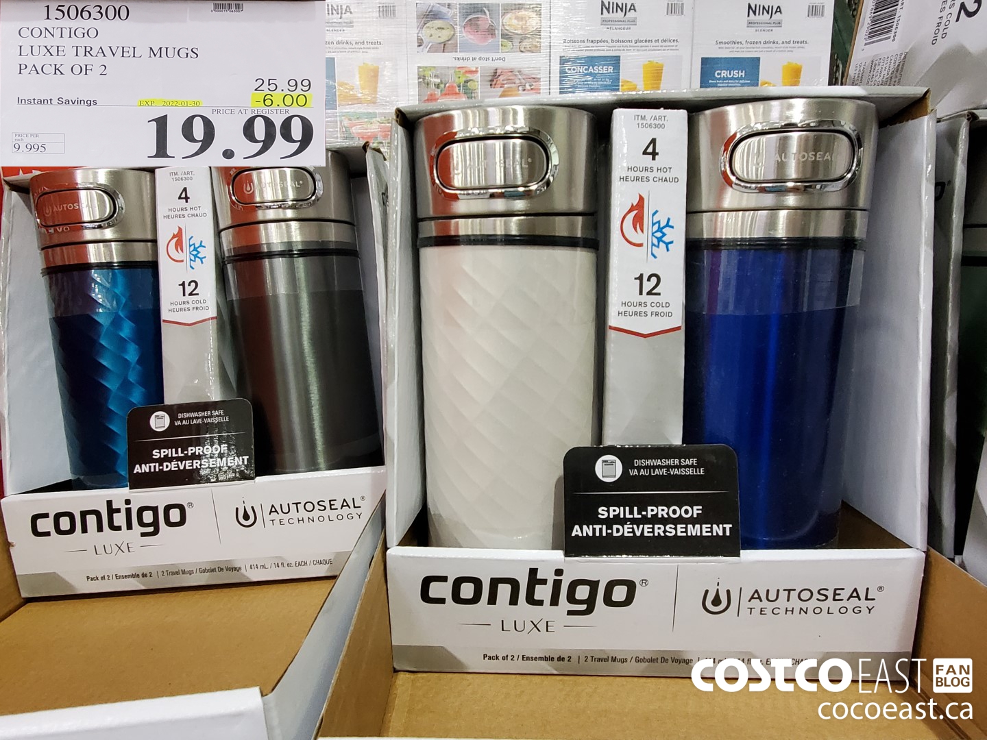 Costco] Contigo Luxe Travel Mugs - 2 Pack - $14.97 (YMMV warehouse deal  found at Scarborough location) - RedFlagDeals.com Forums