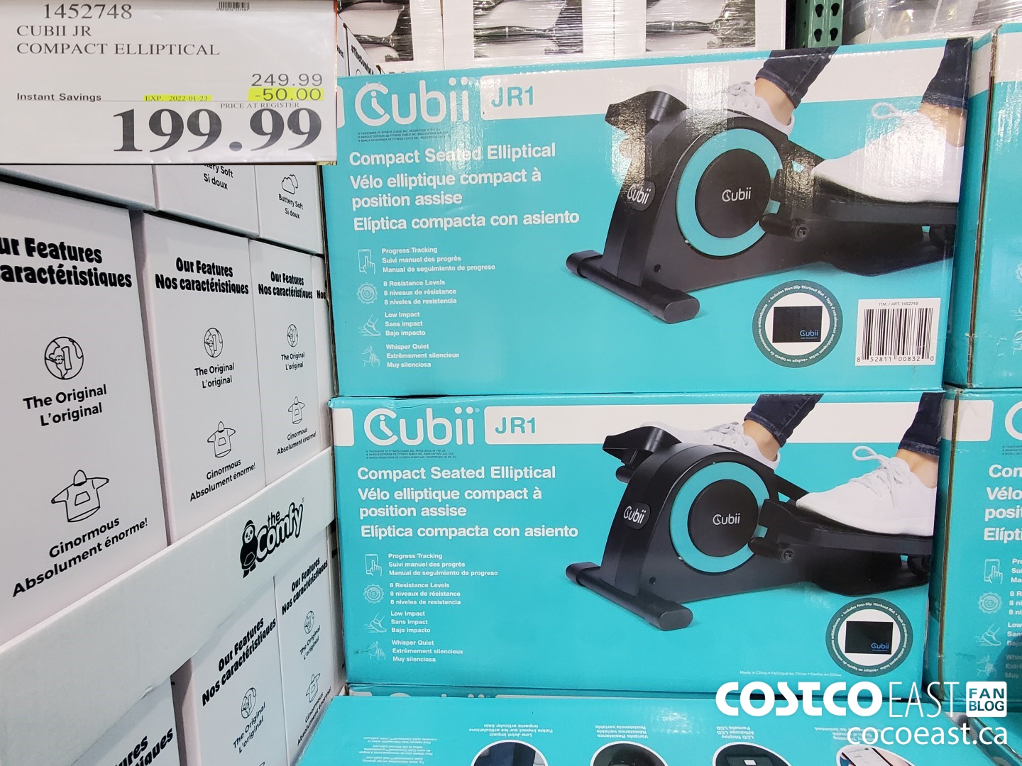 1452748 CUBII JR SEATED COMPACT ELLIPTICAL ($50.00 INSTANT SAVINGS EXPIRES ON 2022-01-23) $199.99