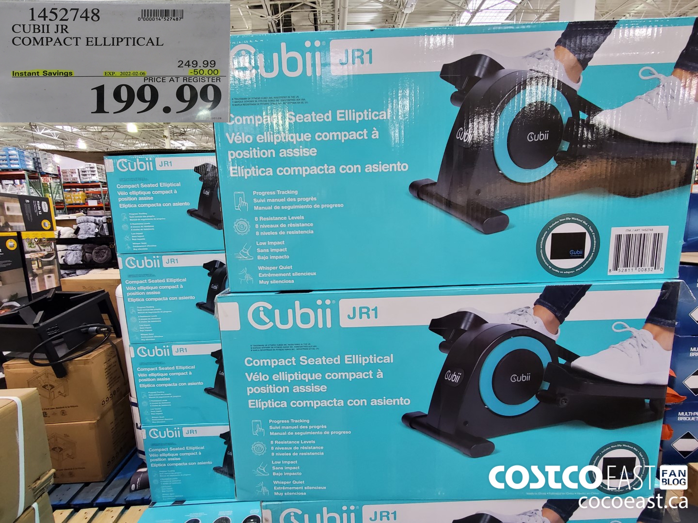 1452748 CUBII JR SEATED COMPACT ELLIPTICAL ($50.00 INSTANT SAVINGS EXPIRES ON 2022-02-06) $199.99