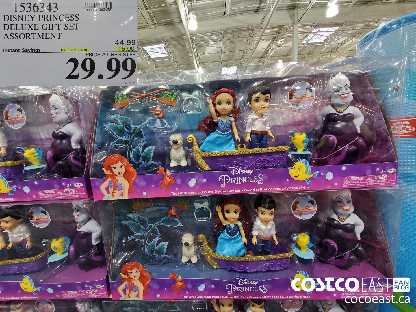 1536343 DISNEY PRINCESS DELUXE GIFT SET ASSORTMENT ($15.00 INSTANT SAVINGS EXPIRES ON 2022-01-30) $29.99