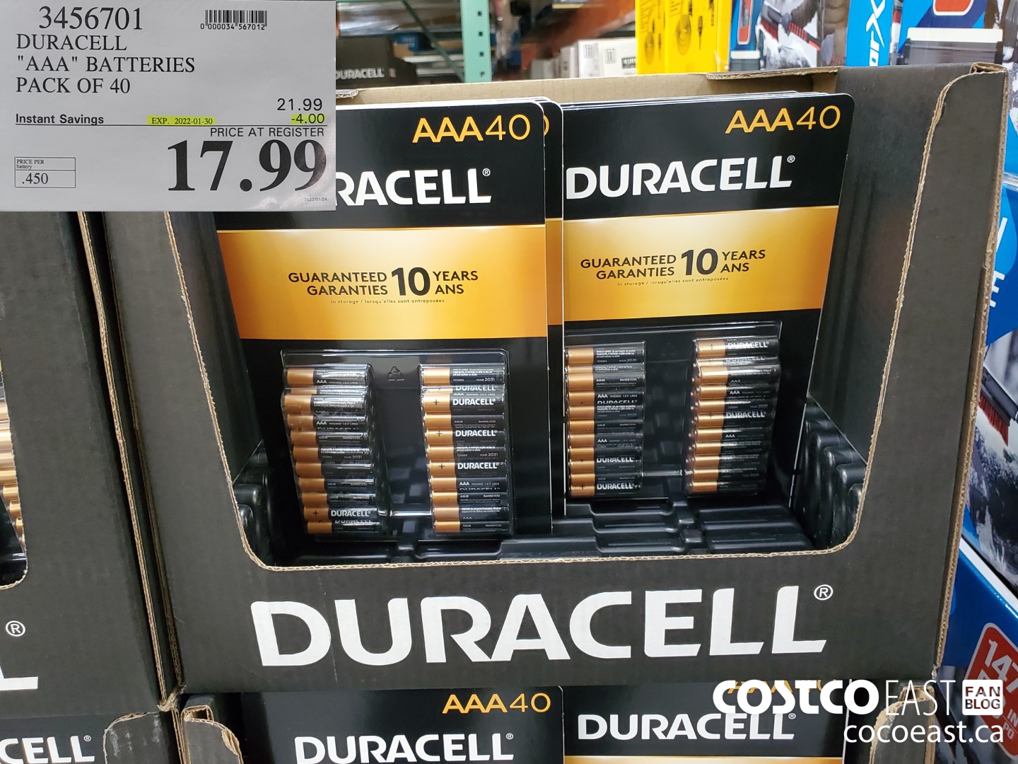 3456701 DURACELL 