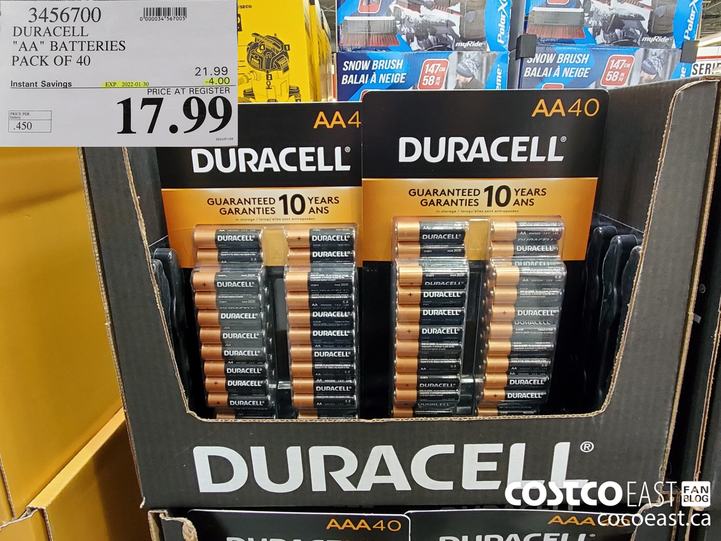 3456700 DURACELL 