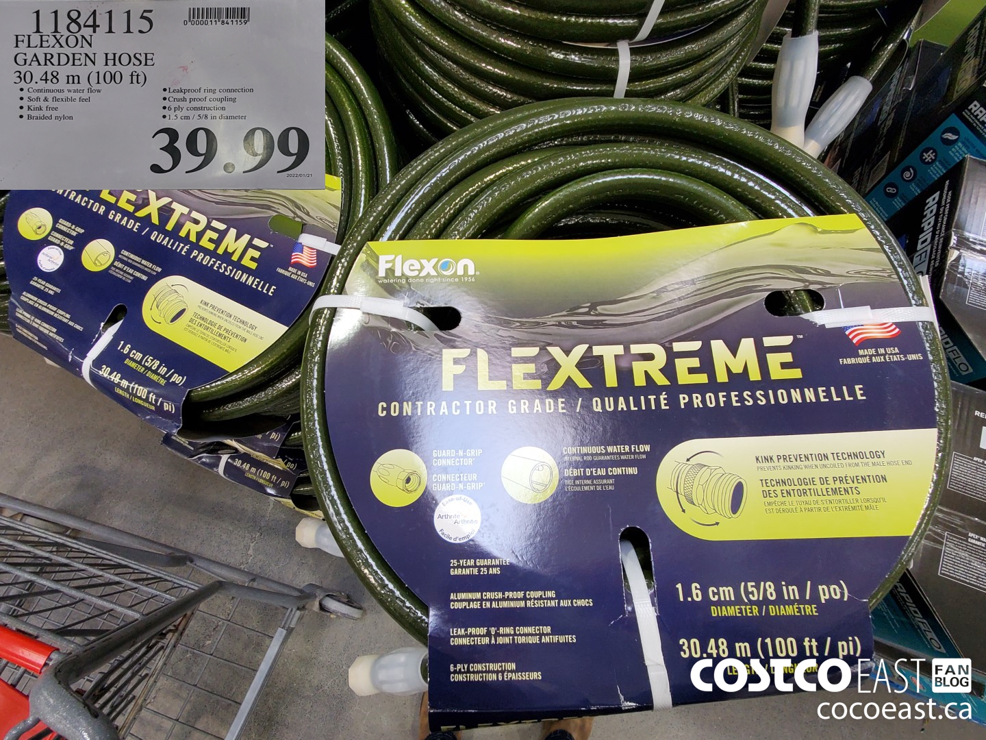 1184115 FLEXON GARDEN HOSE 30.48 m (100 ft) $39.99