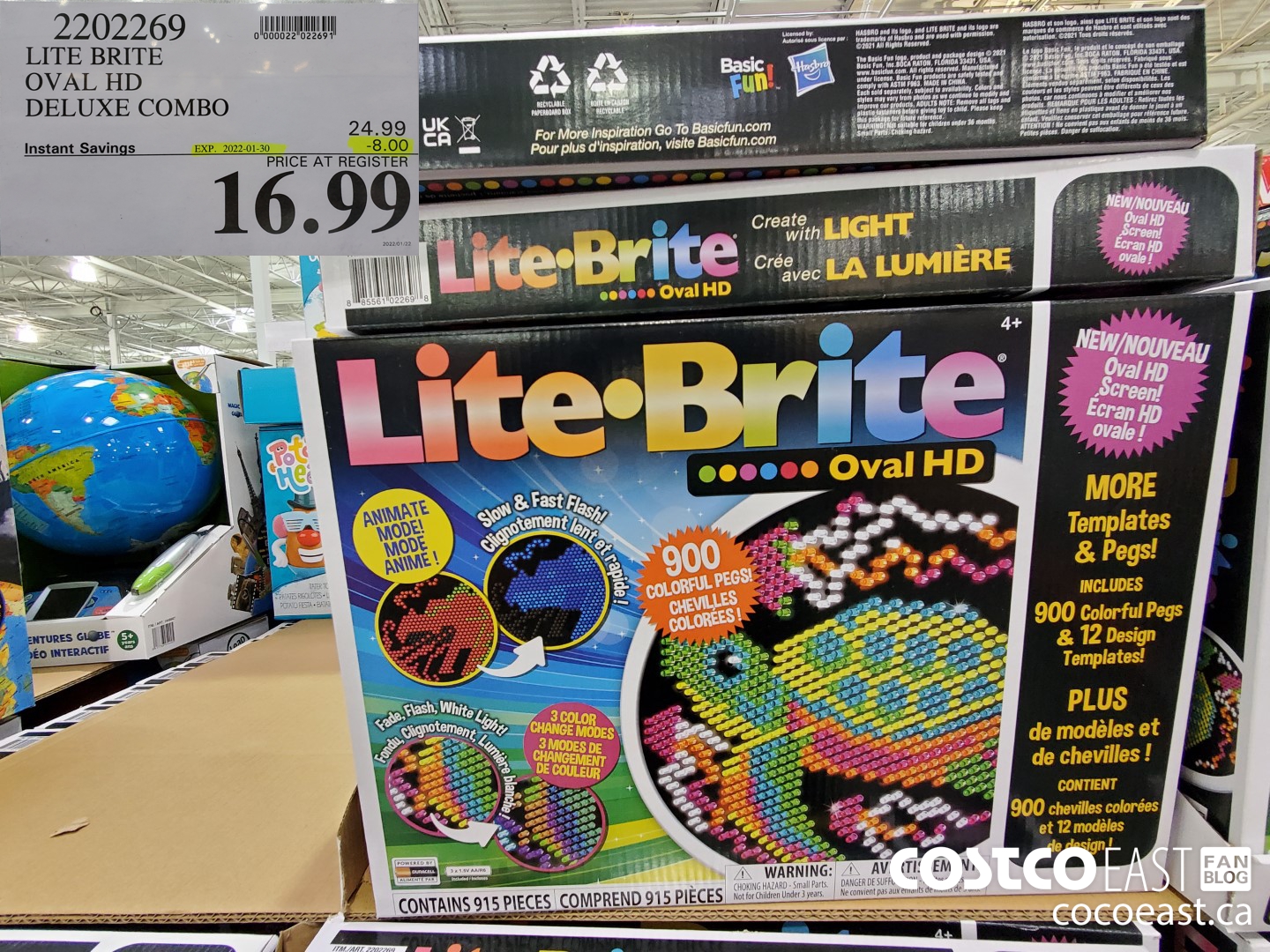 2202269 LITE BRITE OVAL HD DELUXE COMBO ($8.00 INSTANT SAVINGS EXPIRES ON 2022-01-30) $16.99