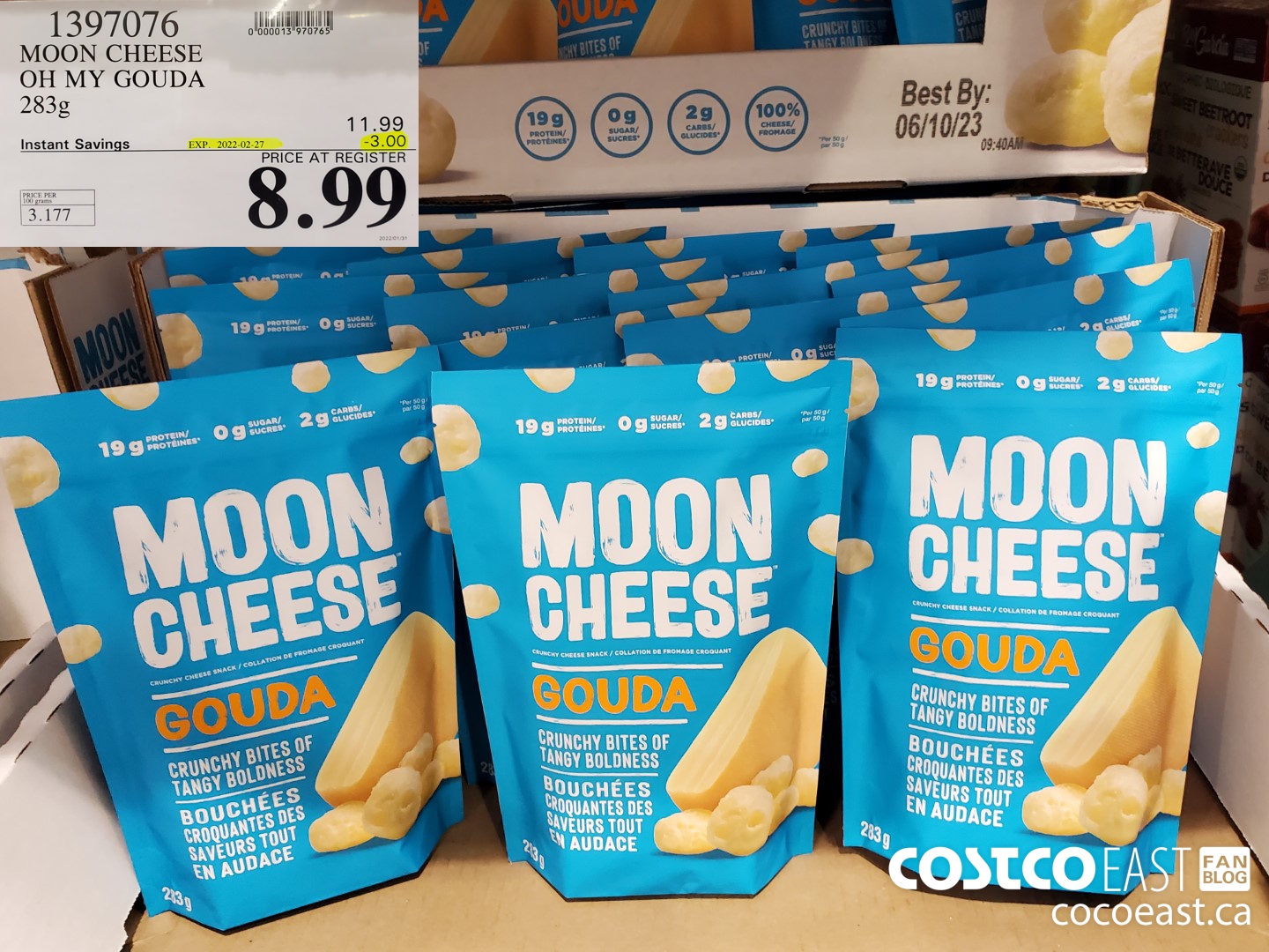 1397076 MOON CHEESE OH MY GOUDA 283g ($3.00 INSTANT SAVINGS EXPIRES ON 2022-02-27) $8.99