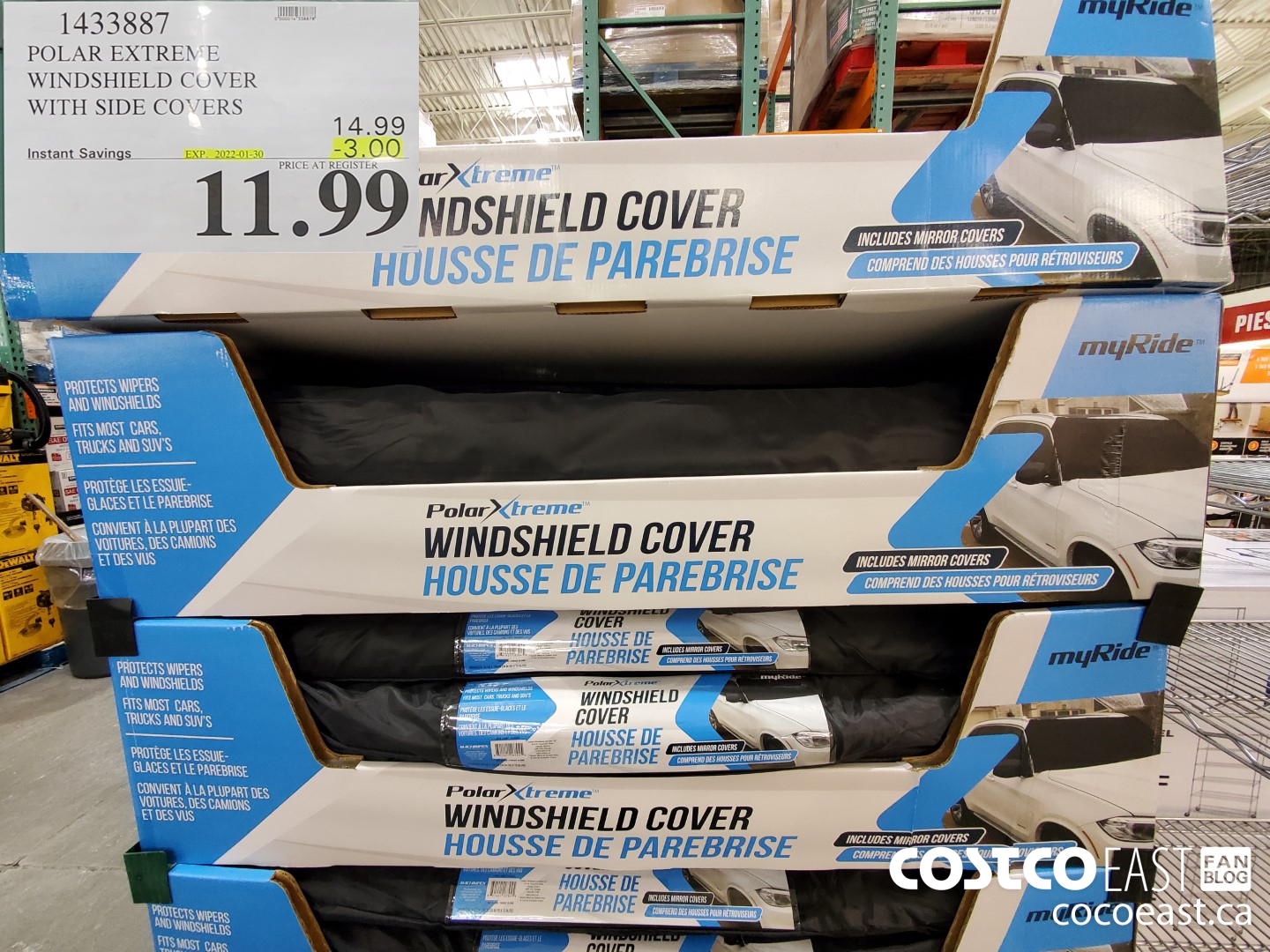 1433887 POLAR EXTREME WINDSHIELD COVER WITH SIDE COVERS ($3.00 INSTANT SAVINGS EXPIRES ON 2022-01-30) $11.99
