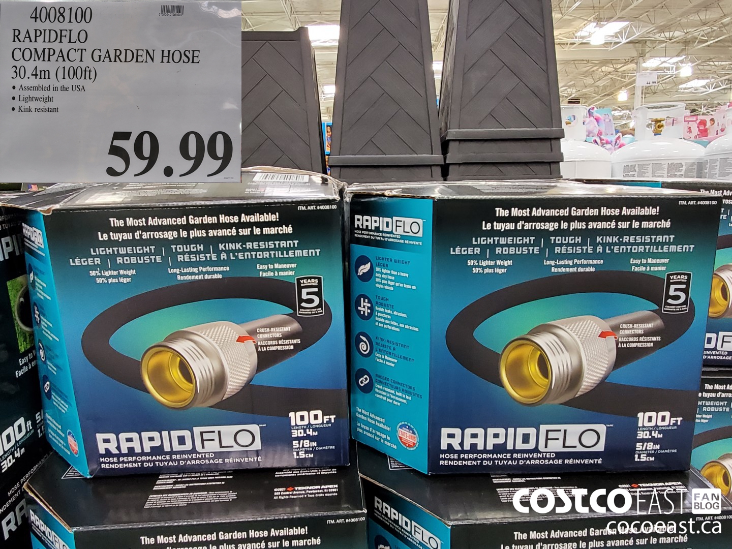 4008100 RAPIDFLO COMPACT GARDEN HOSE 100FT (30.4M) $59.99