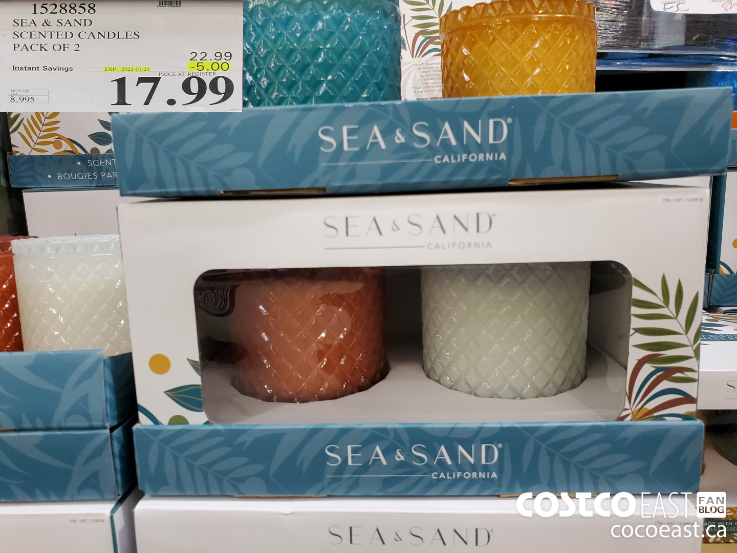 Costco Sea and Sand Candles, 3 Piece Set - Costco Fan