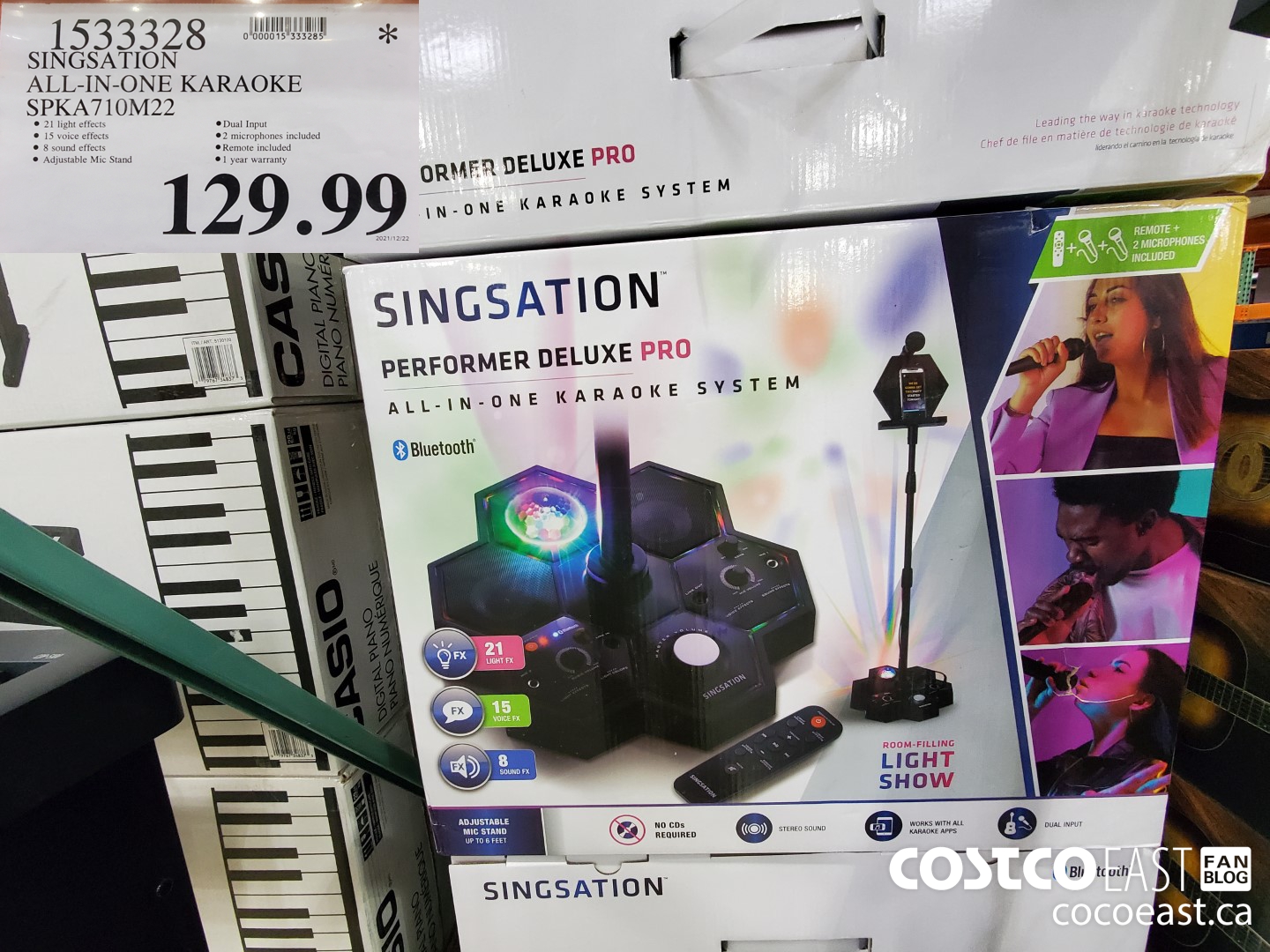 1533328 SINGSATION ALL-IN-ONE KARAOKE SPKA710M22 $129.99