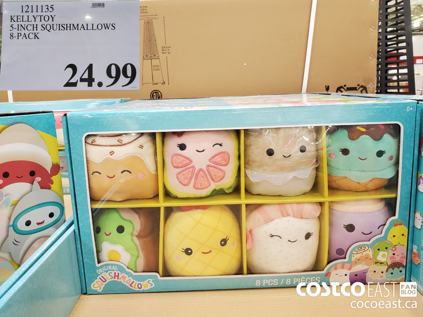 1211135 7 KELLYTOY 5-INCH SQUISHMALLOWS $24.99