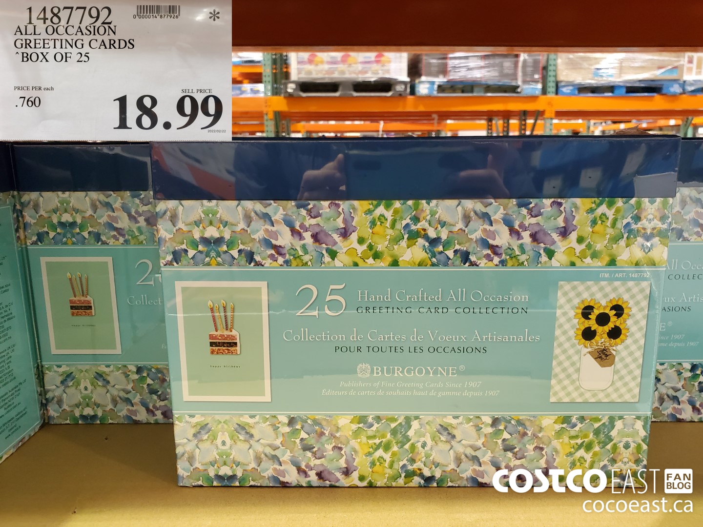 1487792 ALL OCCASION GREETING CARDS ‘BOX OF 25 $18.99