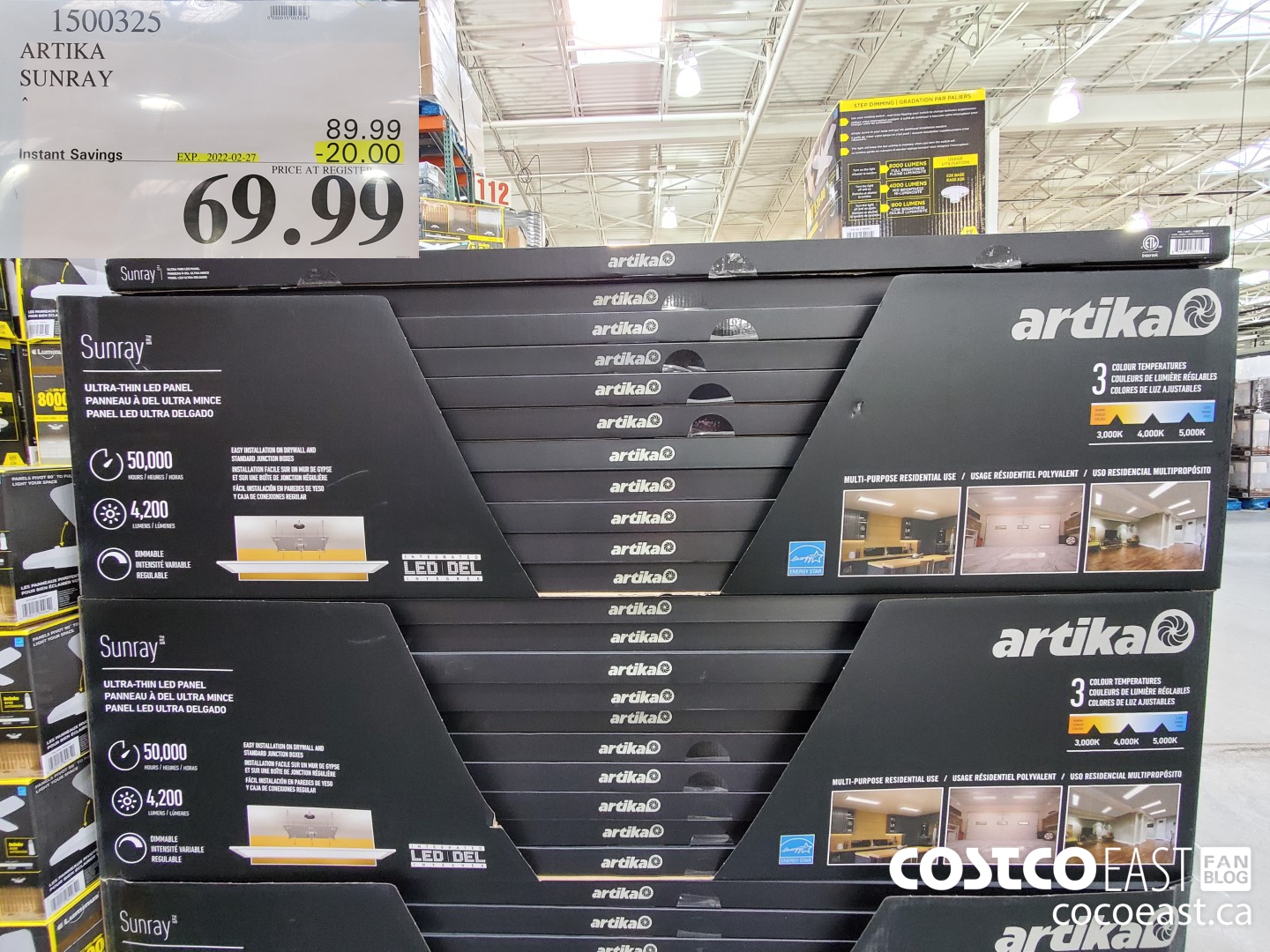 1500325 ARTIKA SUNRAY ($20.00 INSTANT SAVINGS EXPIRES ON 2022-02-27) $69.99