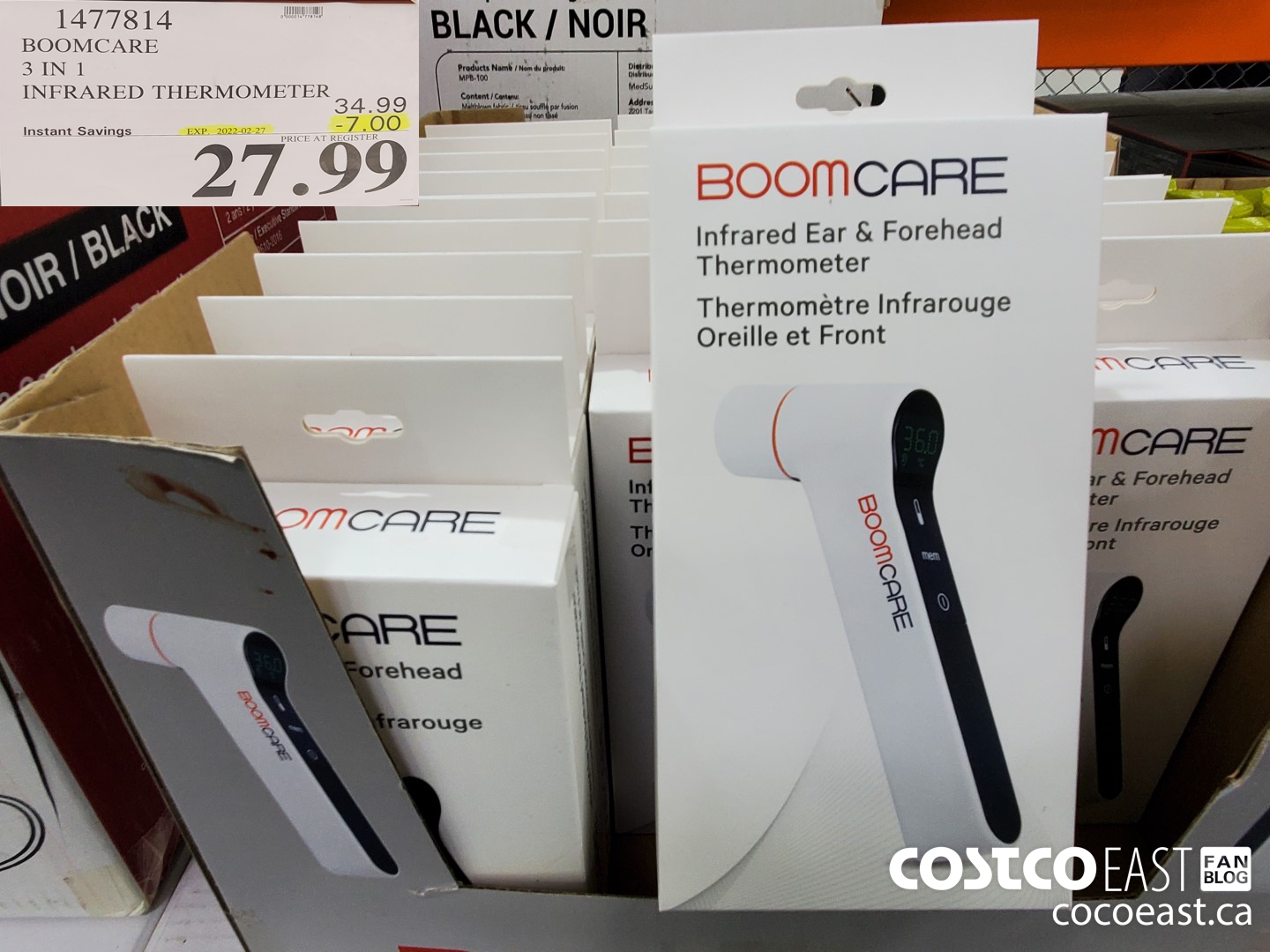 1477814 BOOMCARE 3-IN-1 INFRARED THERMOMETER ($7.00 INSTANT SAVINGS EXPIRES ON 2022-02-27) $27.99