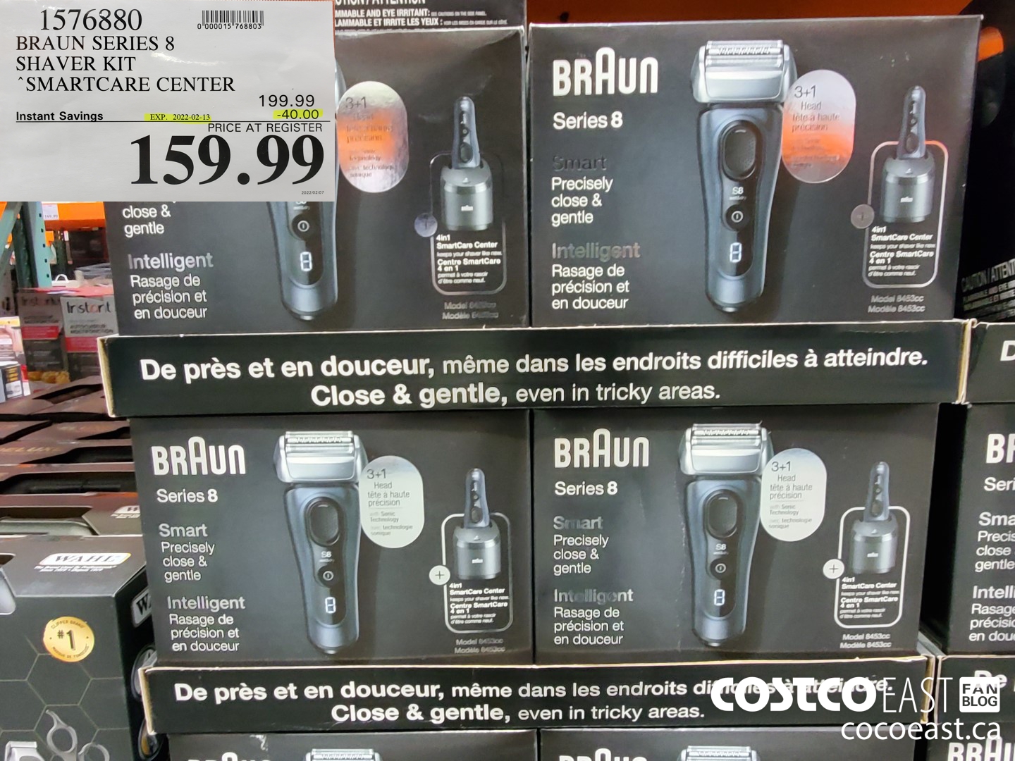 1576880 BRAUN SERIES 8 SHAVER KIT “SMARTCARE CENTER ($40.00 INSTANT SAVINGS EXPIRES ON 2022-02-13) $159.99