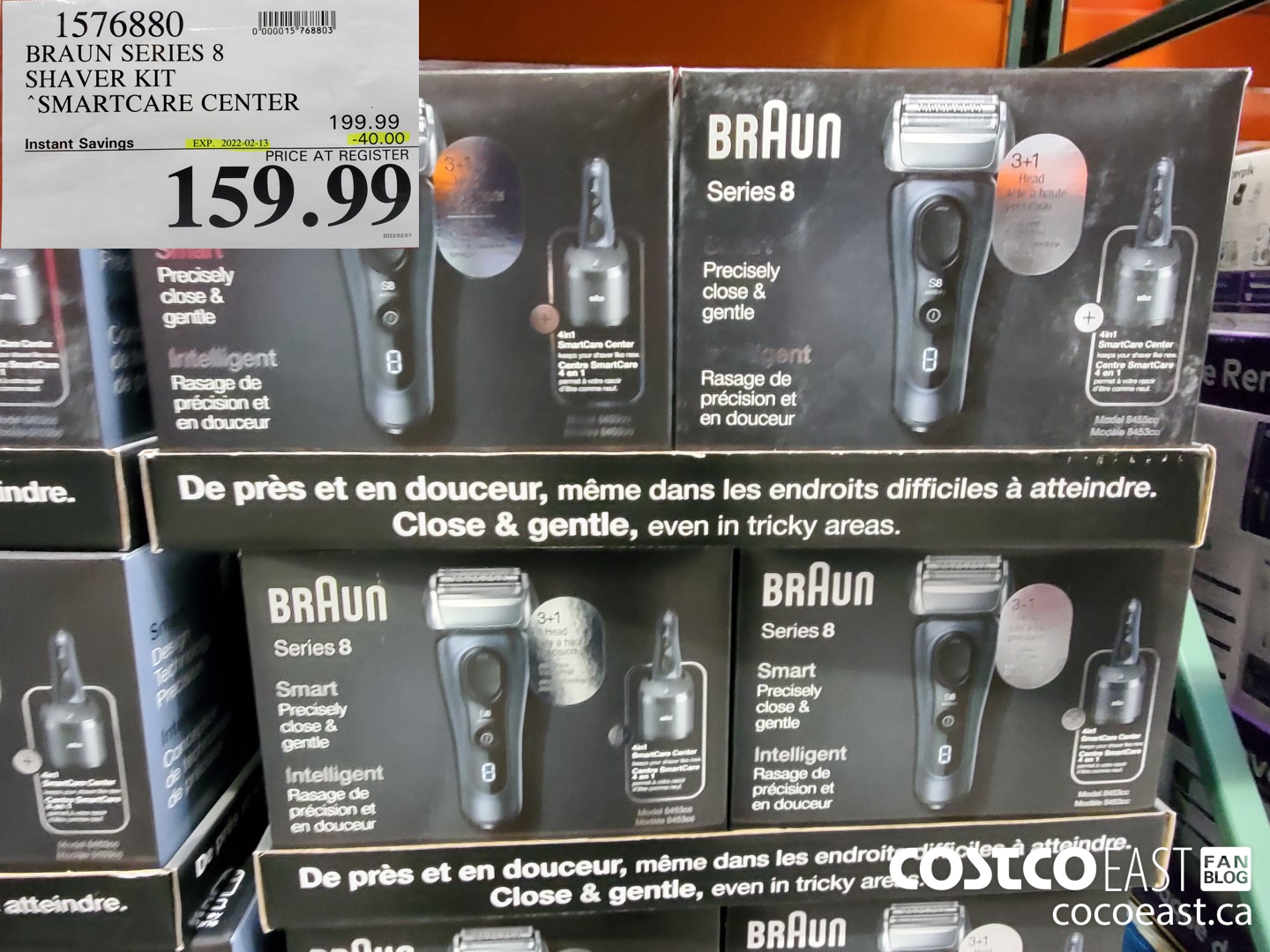 1576880 BRAUN SERIES 8 SHAVER KIT “SMARTCARE CENTER ($40.00 INSTANT SAVINGS EXPIRES ON 2022-02-13) $159.99