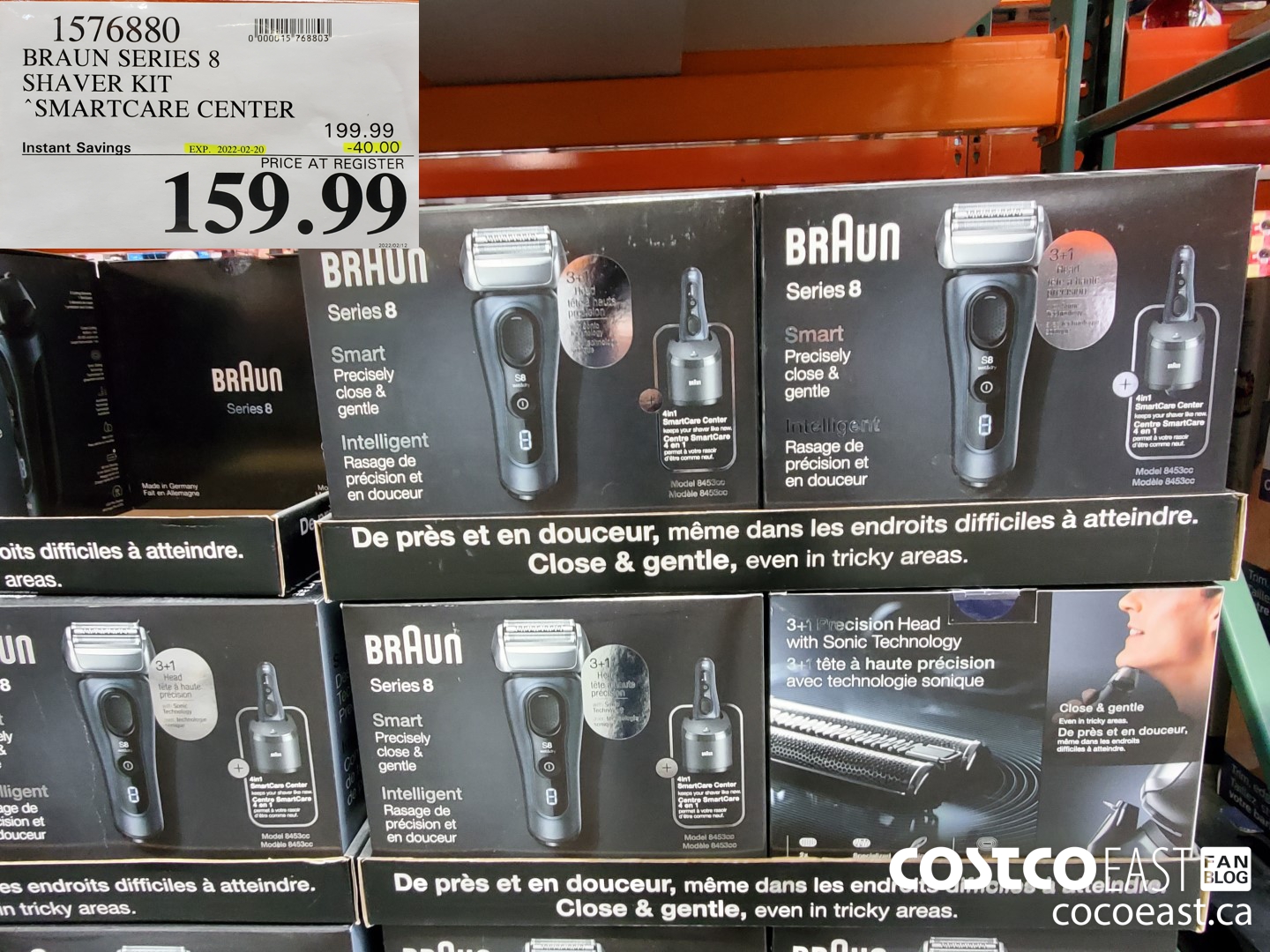 1576880 BRAUN SERIES 8 SHAVER KIT “SMARTCARE CENTER ($40.00 INSTANT SAVINGS EXPIRES ON 2022-02-20) $159.99