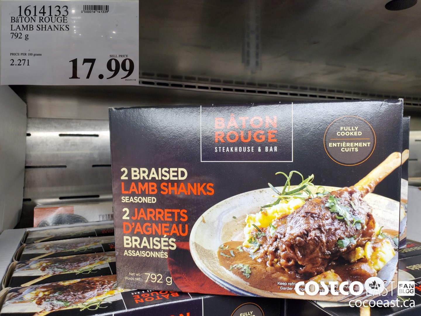 1614133 BaTON ROUGE LAMB SHANKS 793 G $17.99