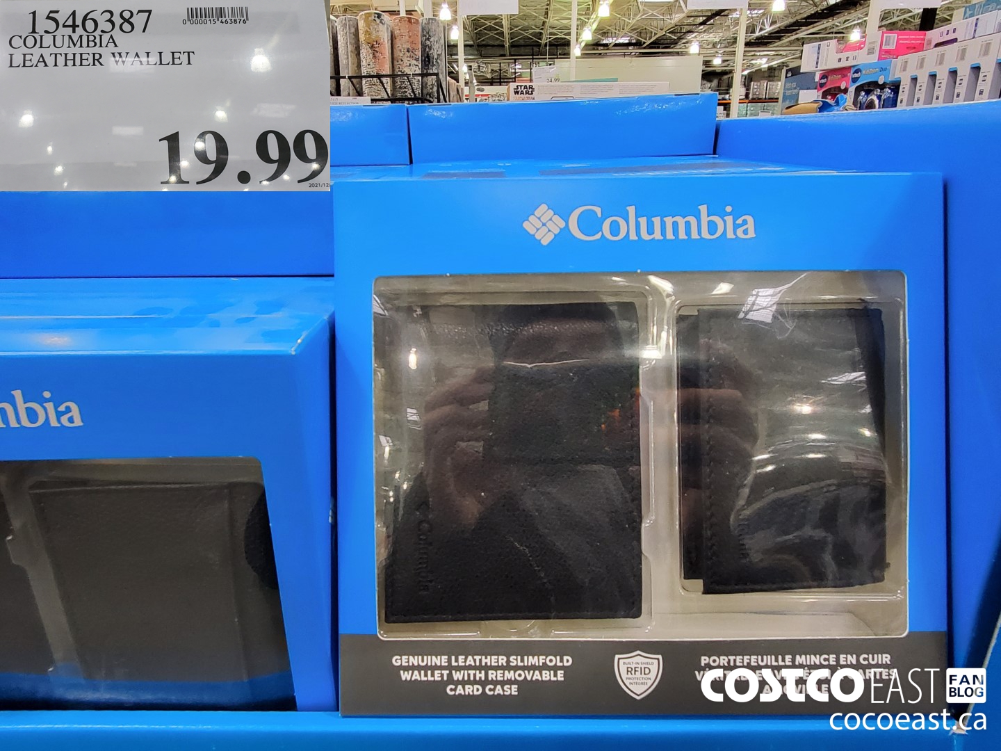 1546387 COLUMBIA LEATHER WALLET $19.99