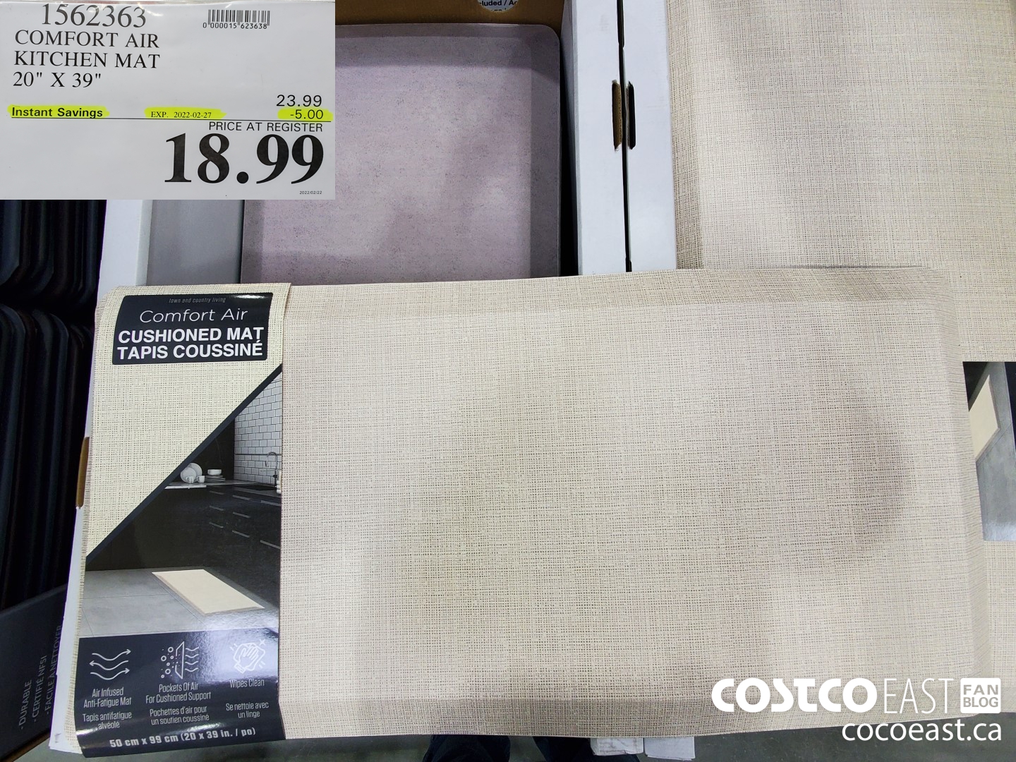 1562363 COMFORT AIR KITCHEN MAT 20