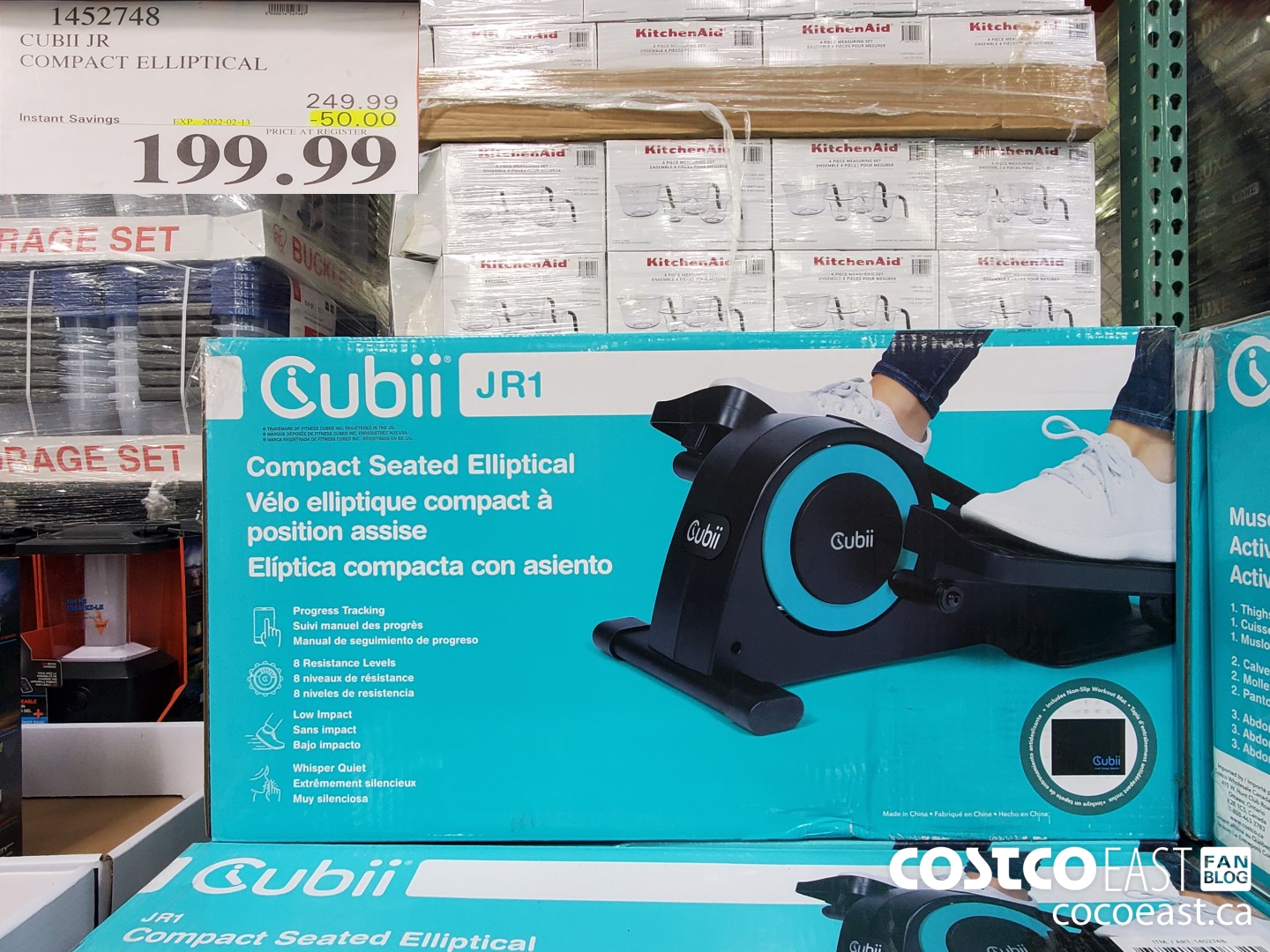 1452748 CUBII JR SEATED COMPACT ELLIPTICAL ($50.00 INSTANT SAVINGS EXPIRES ON 2022-02-13) $199.99