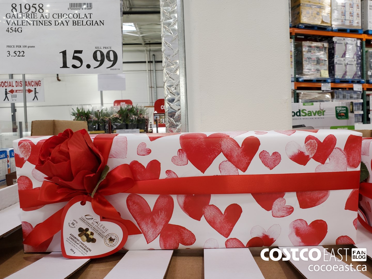 81958 GALERIE AU CHCCOLAT VALENTINES DAY BELGIAN 454G $15.99