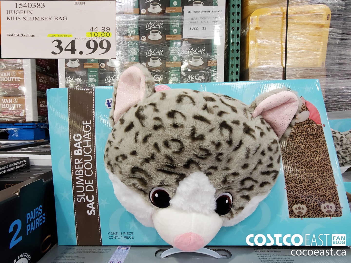 1540383 HUGFUN KIDS SLUMBER BAG  ($10.00 INSTANT SAVINGS EXPIRES ON 2022-02-27) $34.99