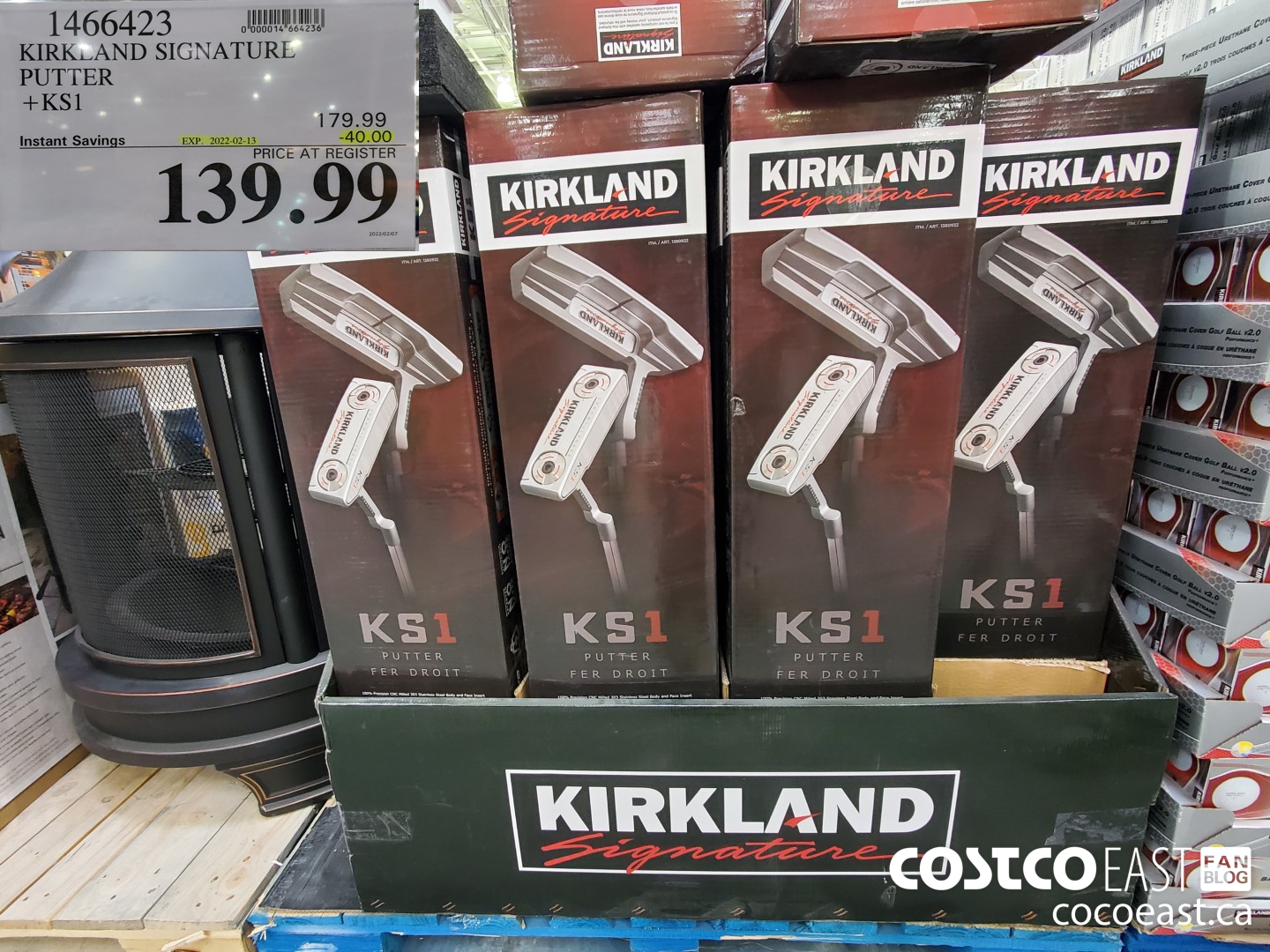 1466423 KIRKLAND SIGNATURE HAND PUTTER + KS1 ($40.00 INSTANT SAVINGS EXPIRES ON 2022-02-13) $139.99