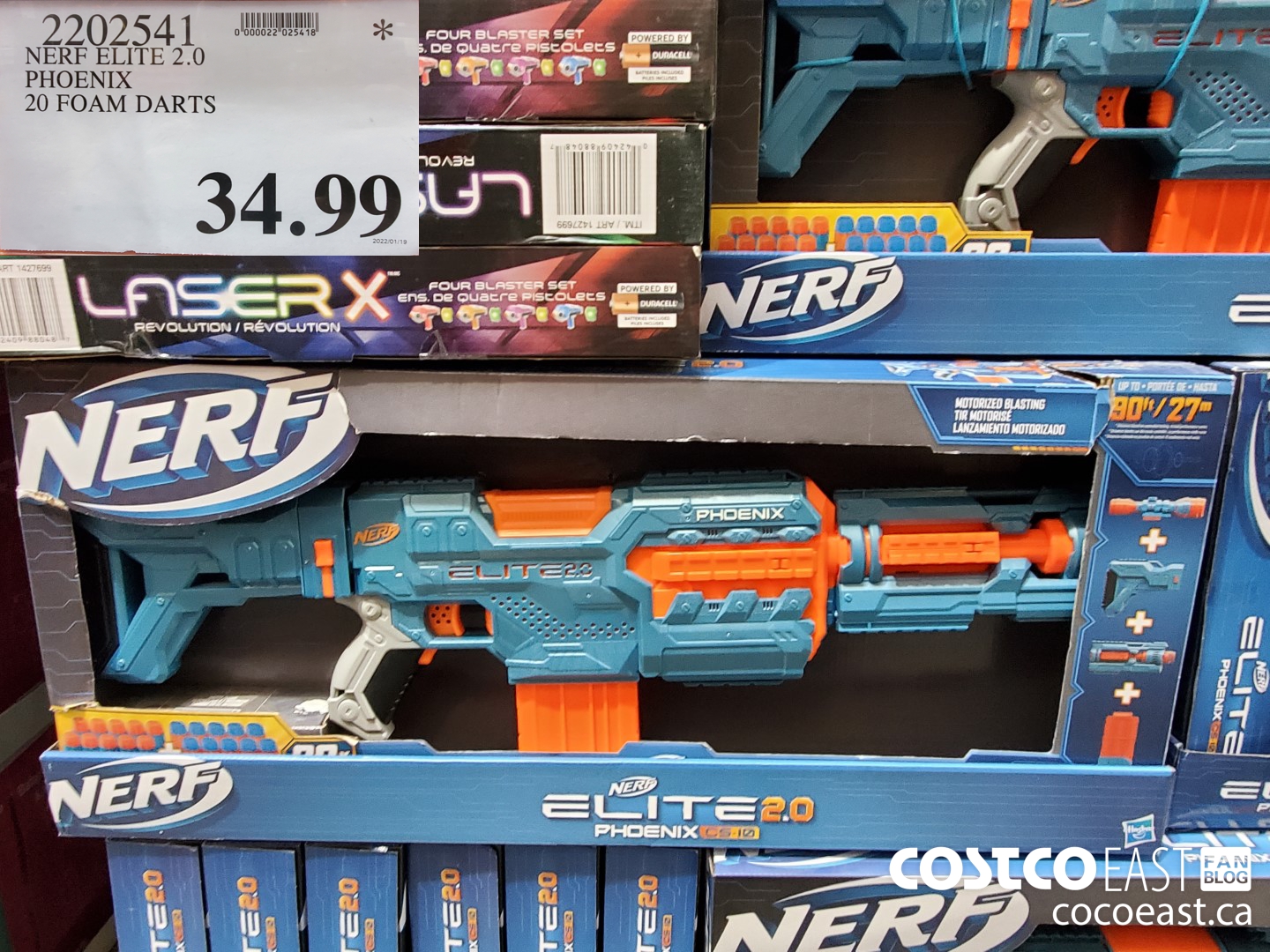 2202541 NERF ELITE 2.0 PHOENIX 20 FOAM DARTS $34.99