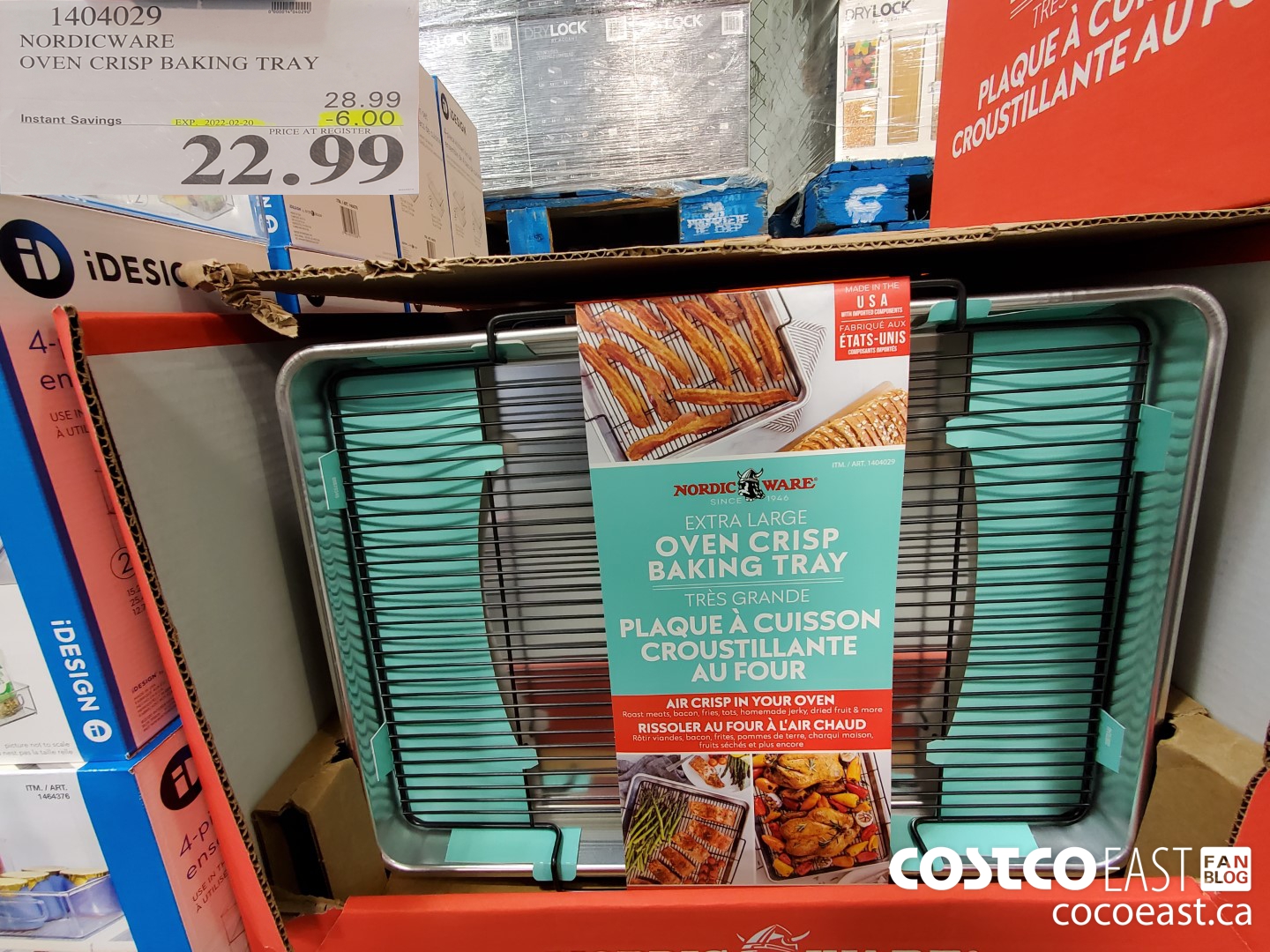 1404029 NORDICWARE OVEN CRISP BAKING TRAY ($6.00 INSTANT SAVINGS EXPIRES ON 2022-02-20) $22.99