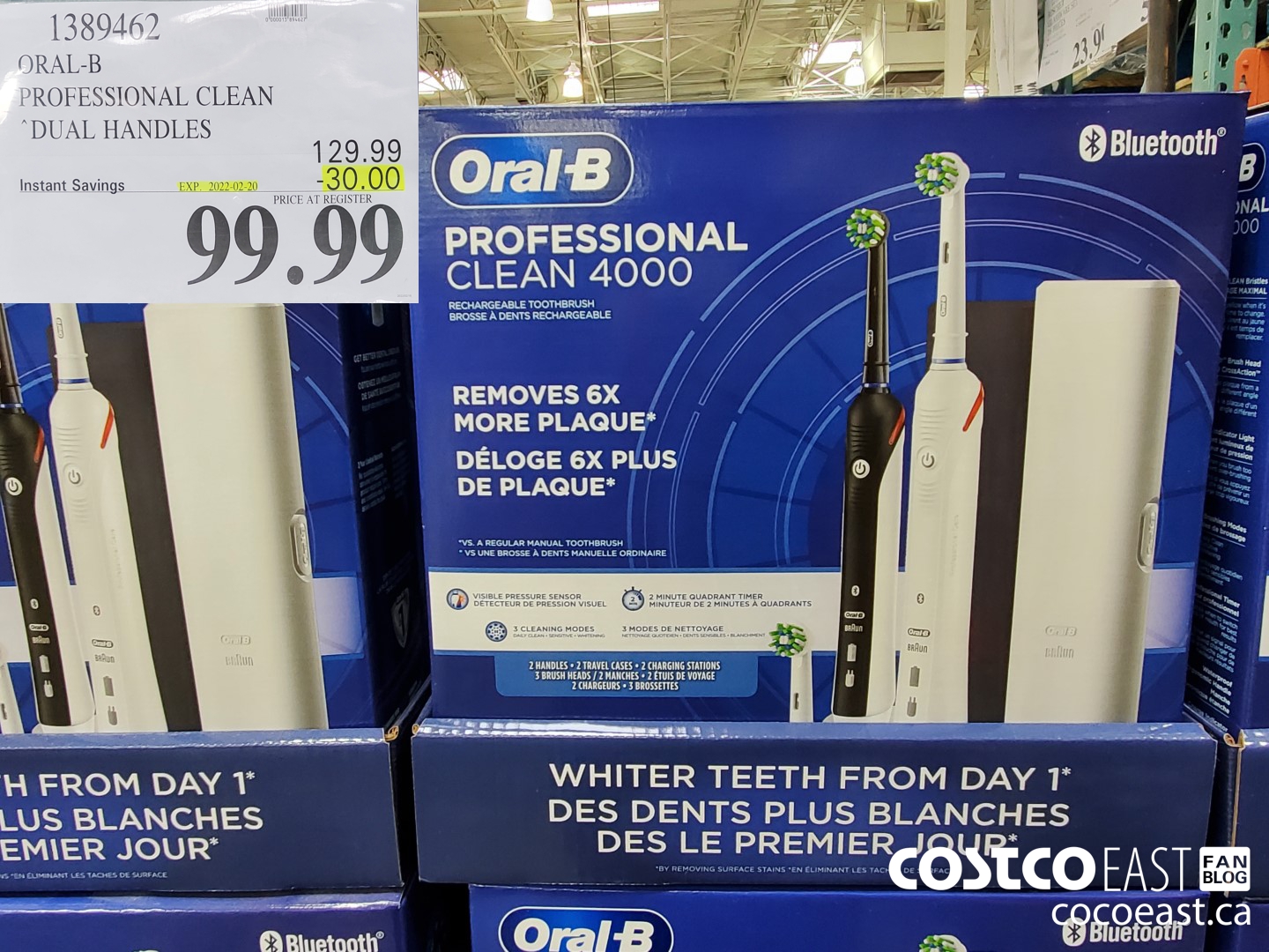 1389462 ORAL-B PROFESSIONAL CLEAN DUAL HANDLES ($30.00 INSTANT SAVINGS EXPIRES ON 2022-02-20) $99.99