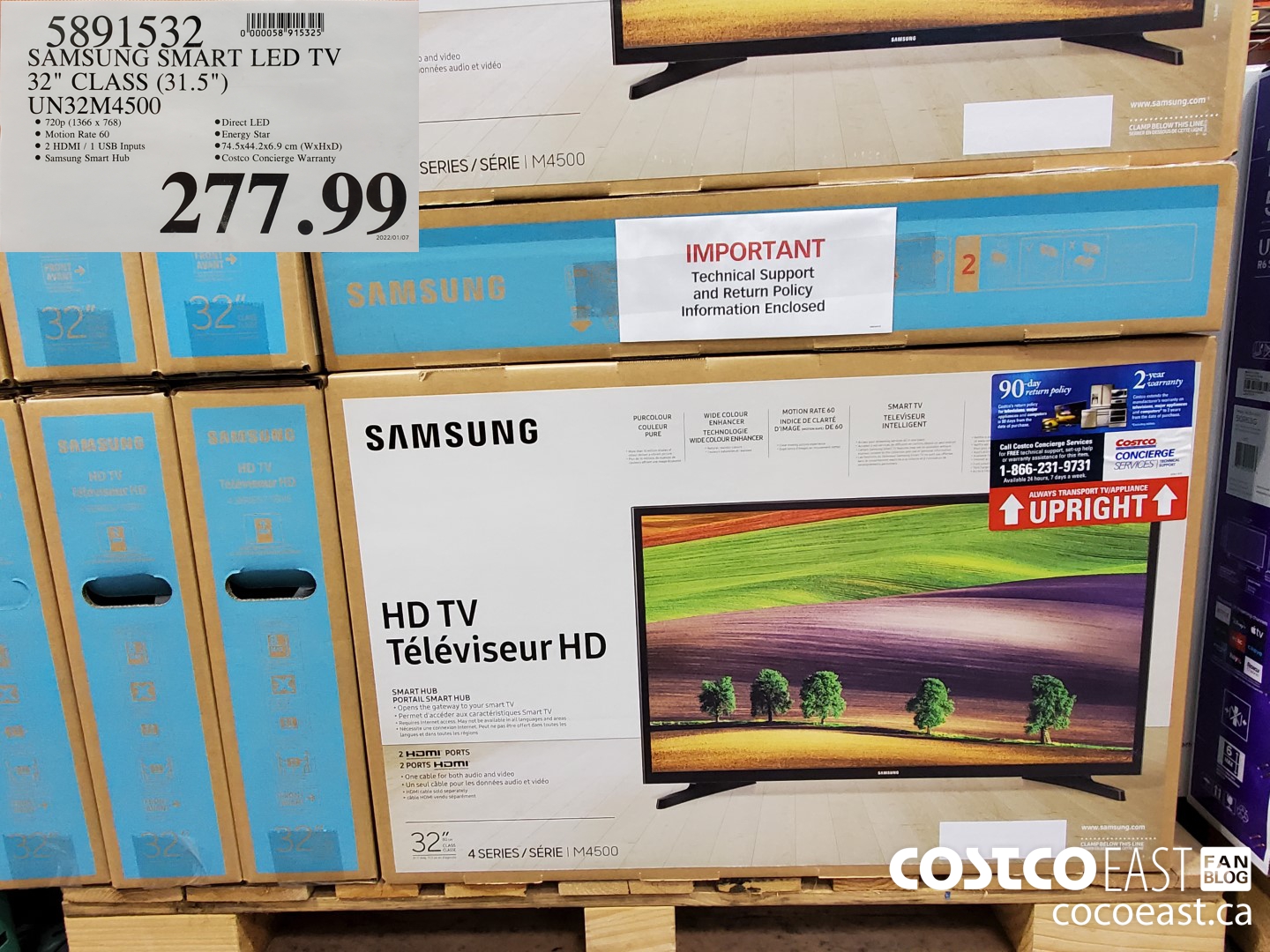 5891532 SAMSUNG SMART LED TV 32